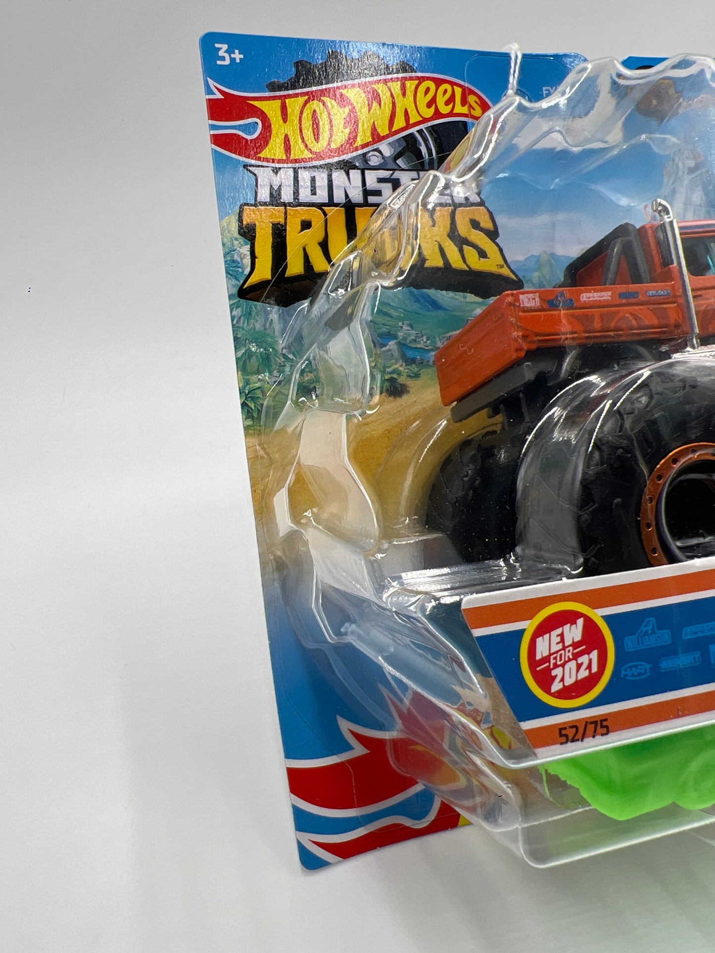 2021 Hot Wheels Monster Trucks Crash Legends #52 Mercedes-Benz Unimog 133C