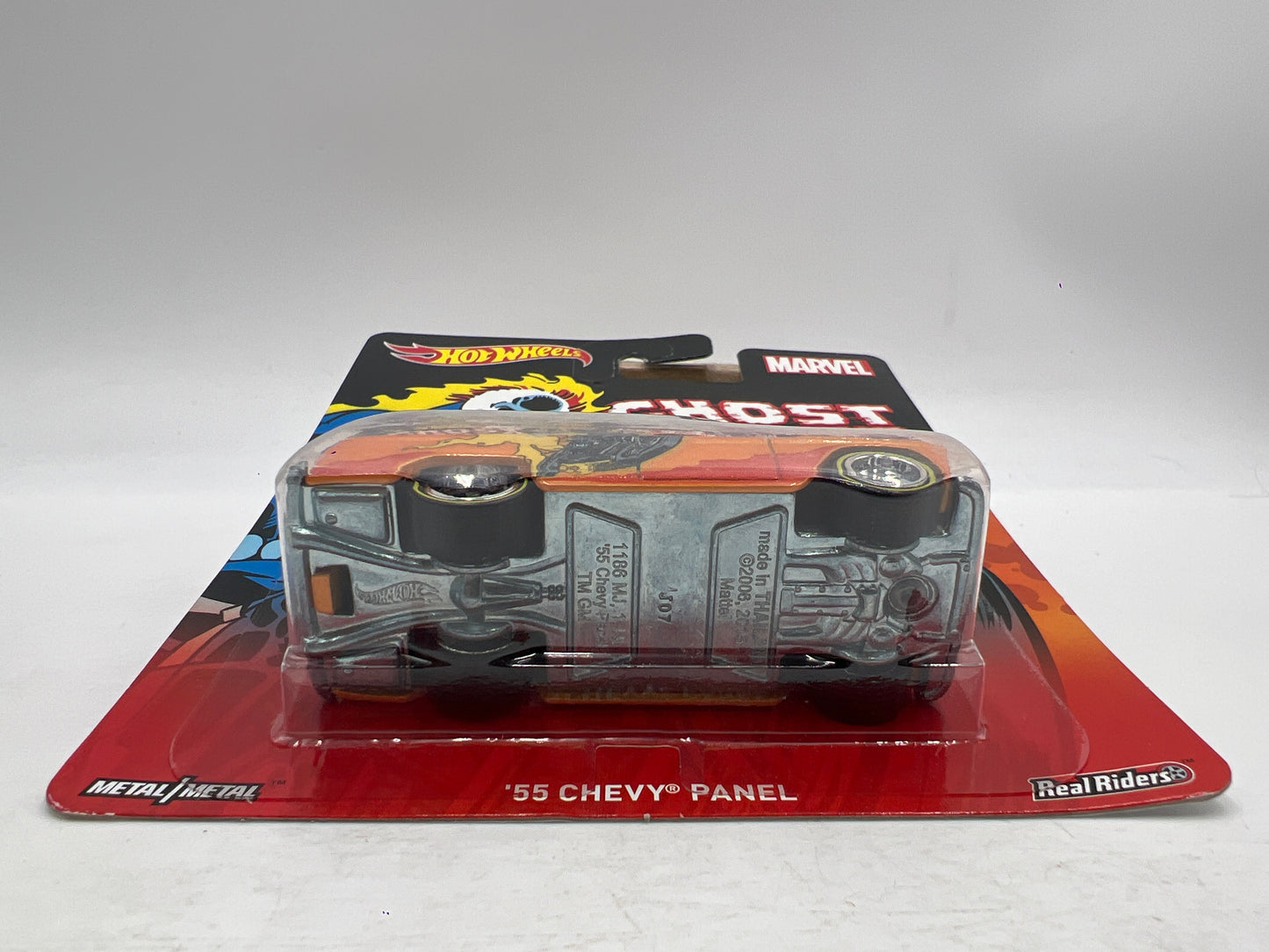 Hot Wheels Premium Marvel Ghost Rider 55 Chevy Panel Orange 264A
