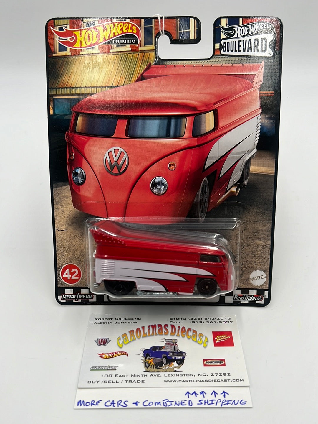 Hot Wheels Premium Boulevard #42 Volkswagen Drag Bus 263F