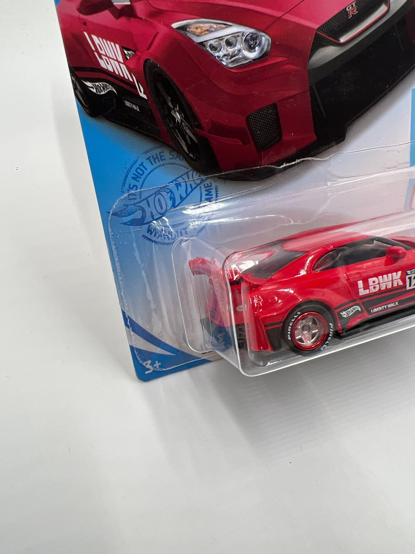 Hot Wheels LB-Silhouette Works GT Nissan 35GT-RR Ver.2 Red Wheel Swap Custom On Card W/Protector SR