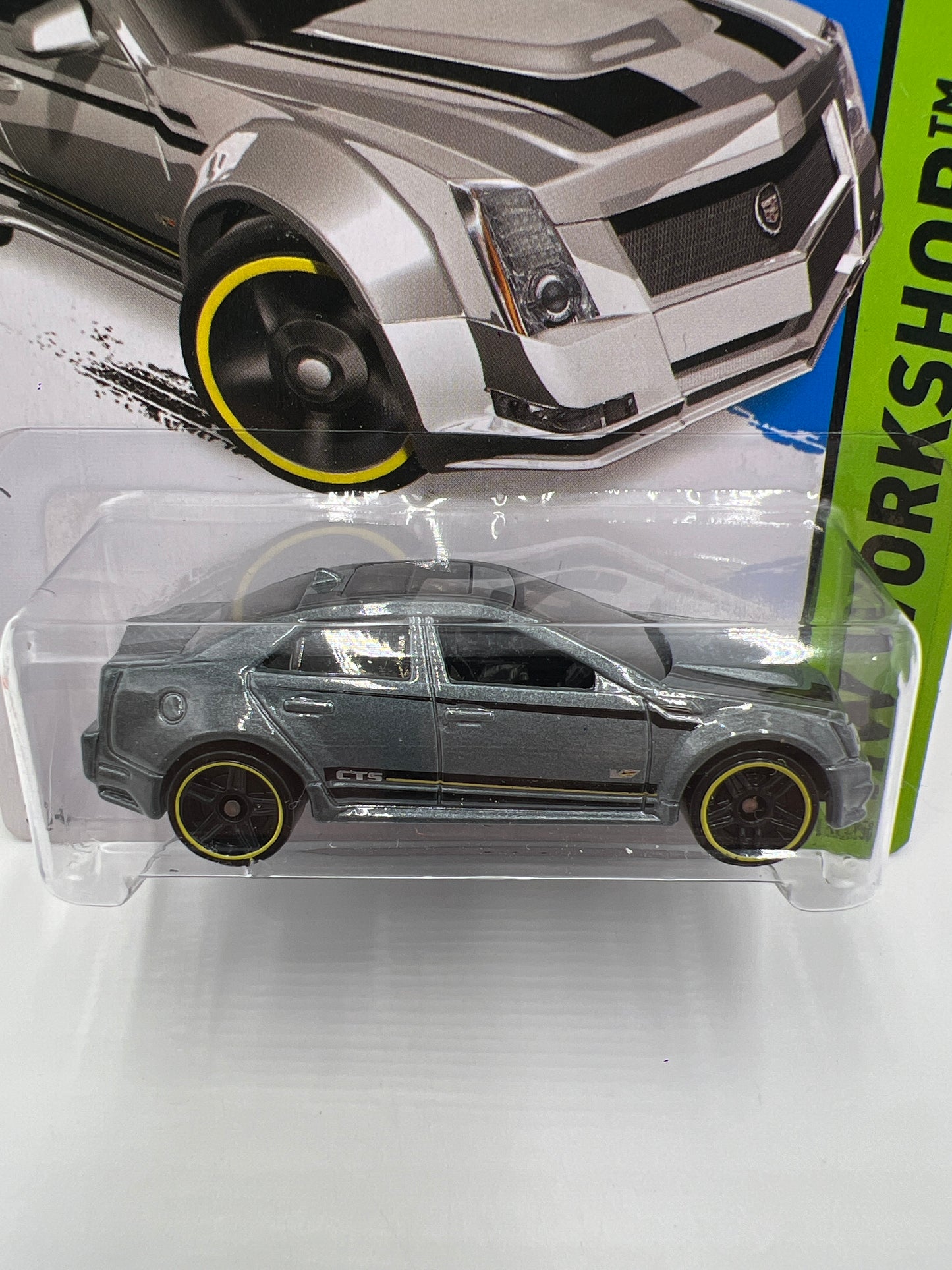 2013 Hot Wheels Kmart Exclusive #152 Cadillac CTS-V Silver Factory Sealed W/Protector