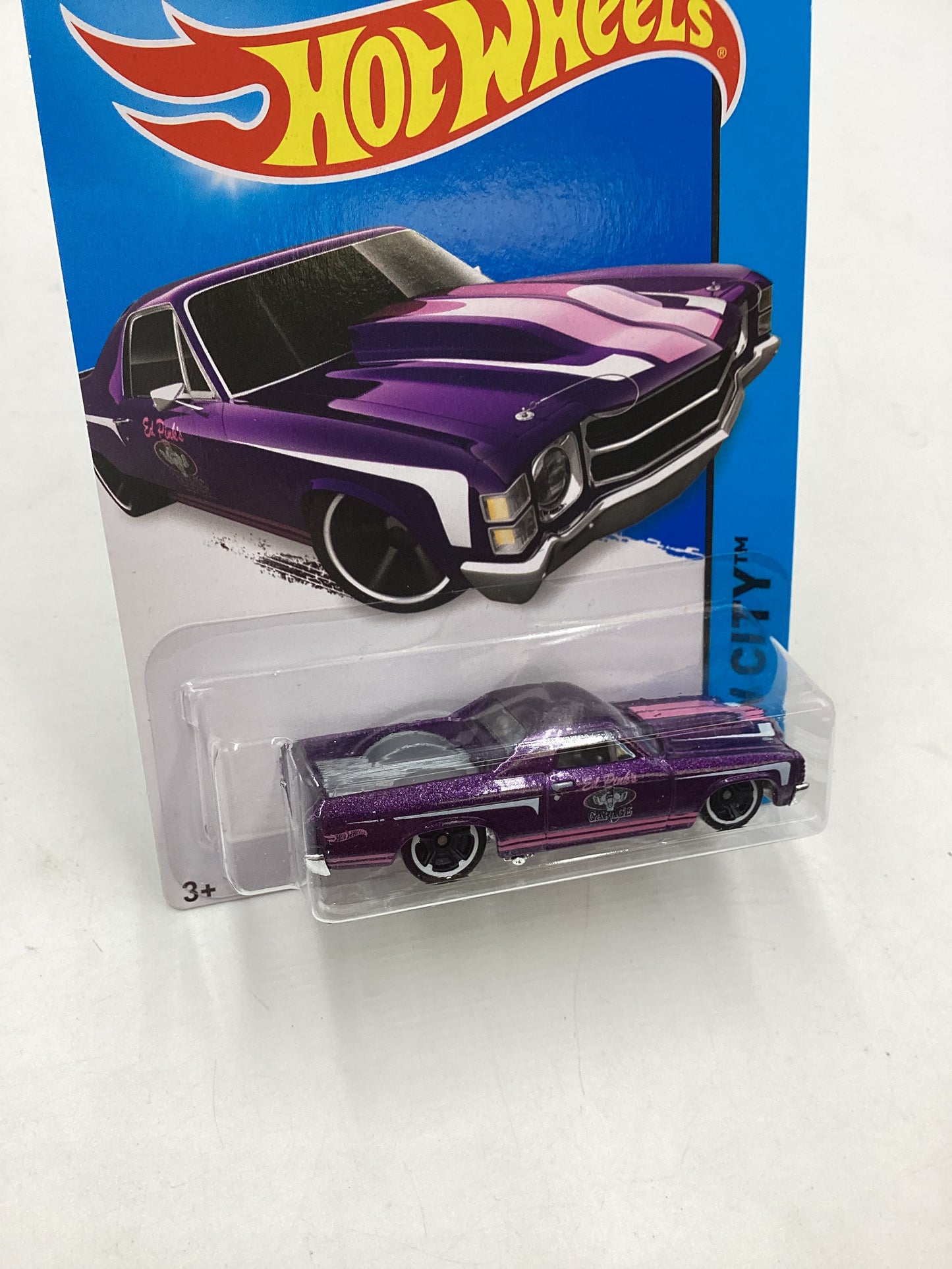 2015 Hot wheels HW City #18 71 El Camino Purple 15G