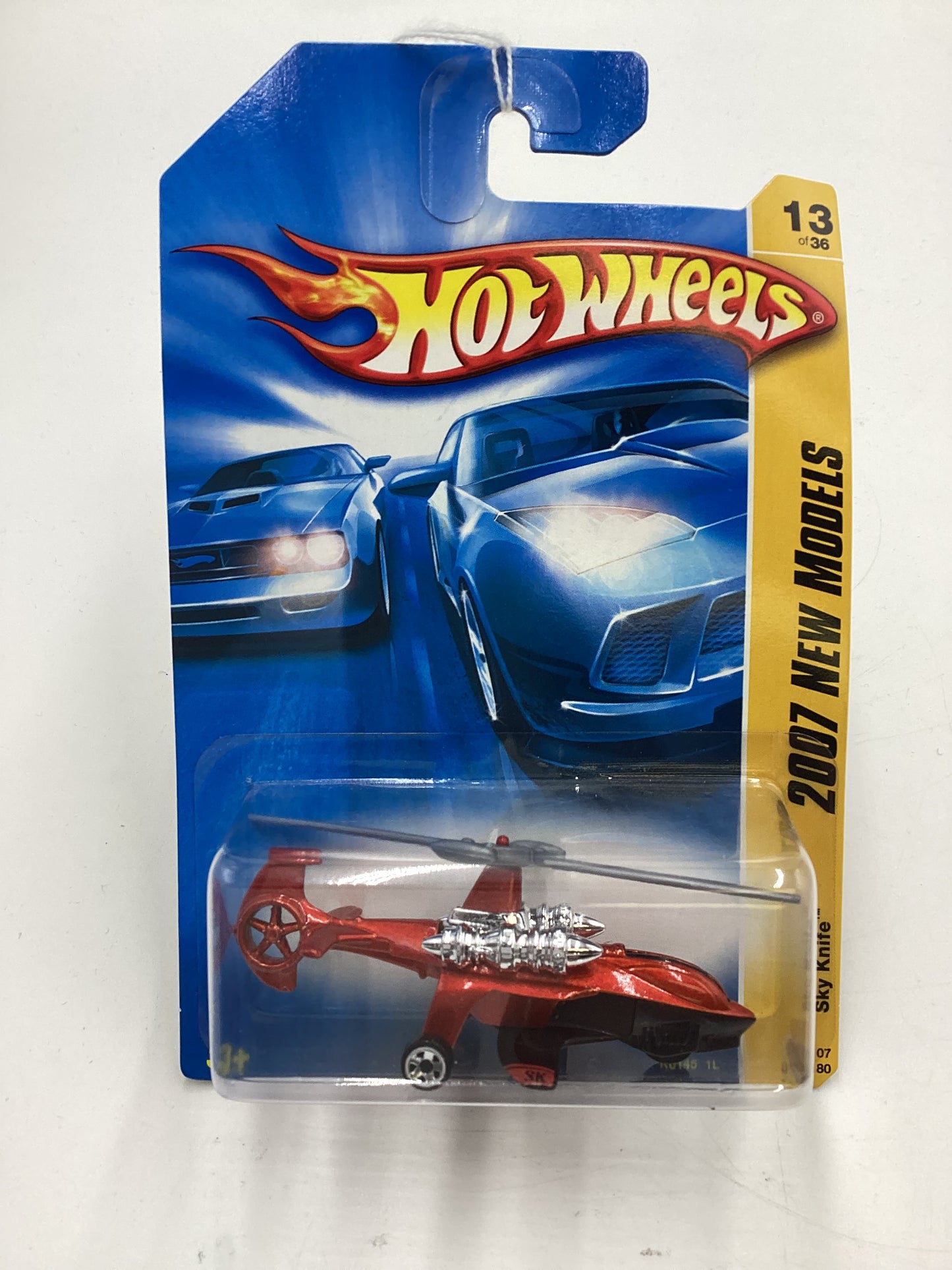 2007 Hot Wheels New Models #13 Sky Knife Orange AAA5
