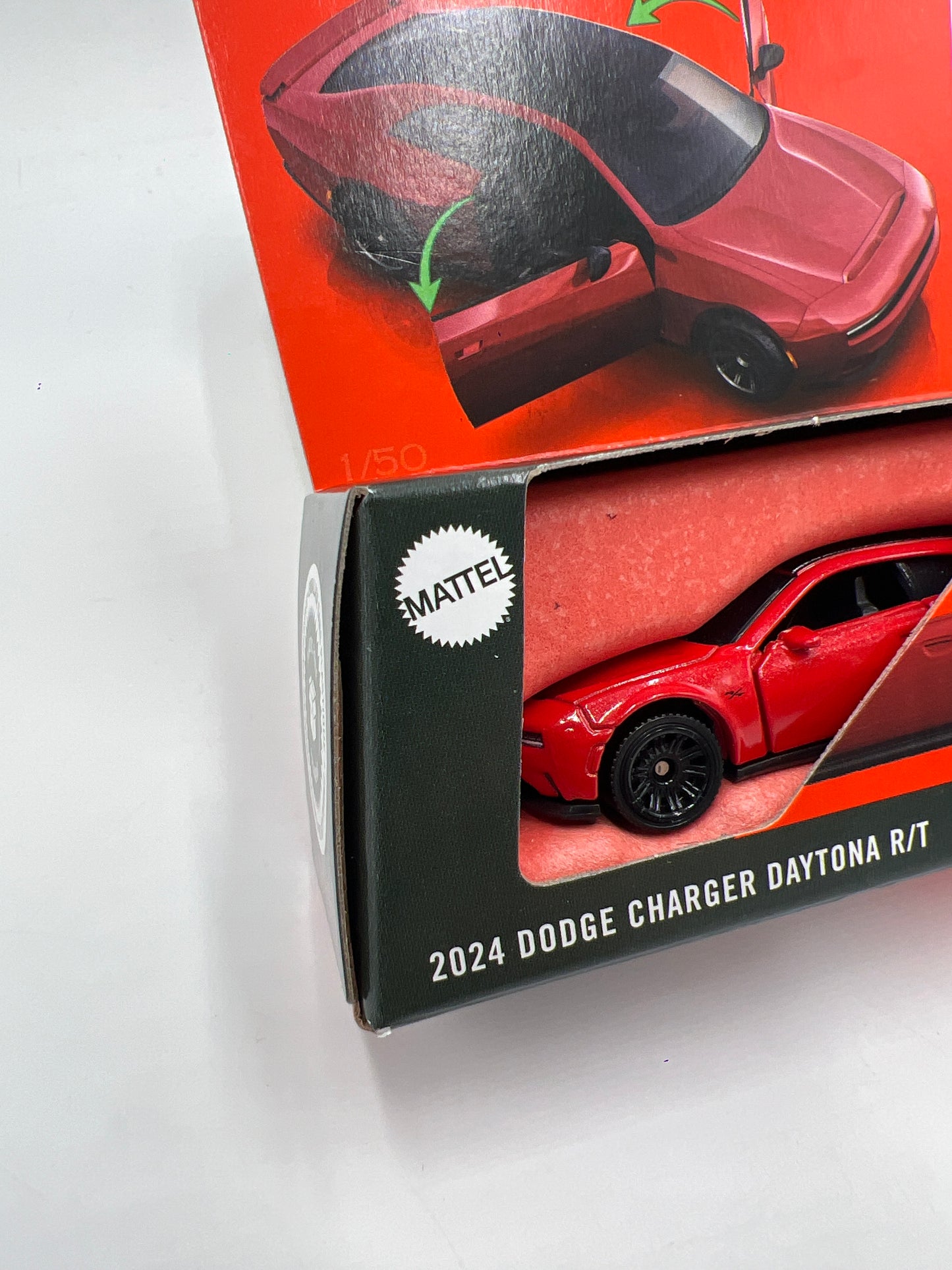 2025 Matchbox Moving Parts #1 2024 Dodge Charger Daytona R/T Red 164E