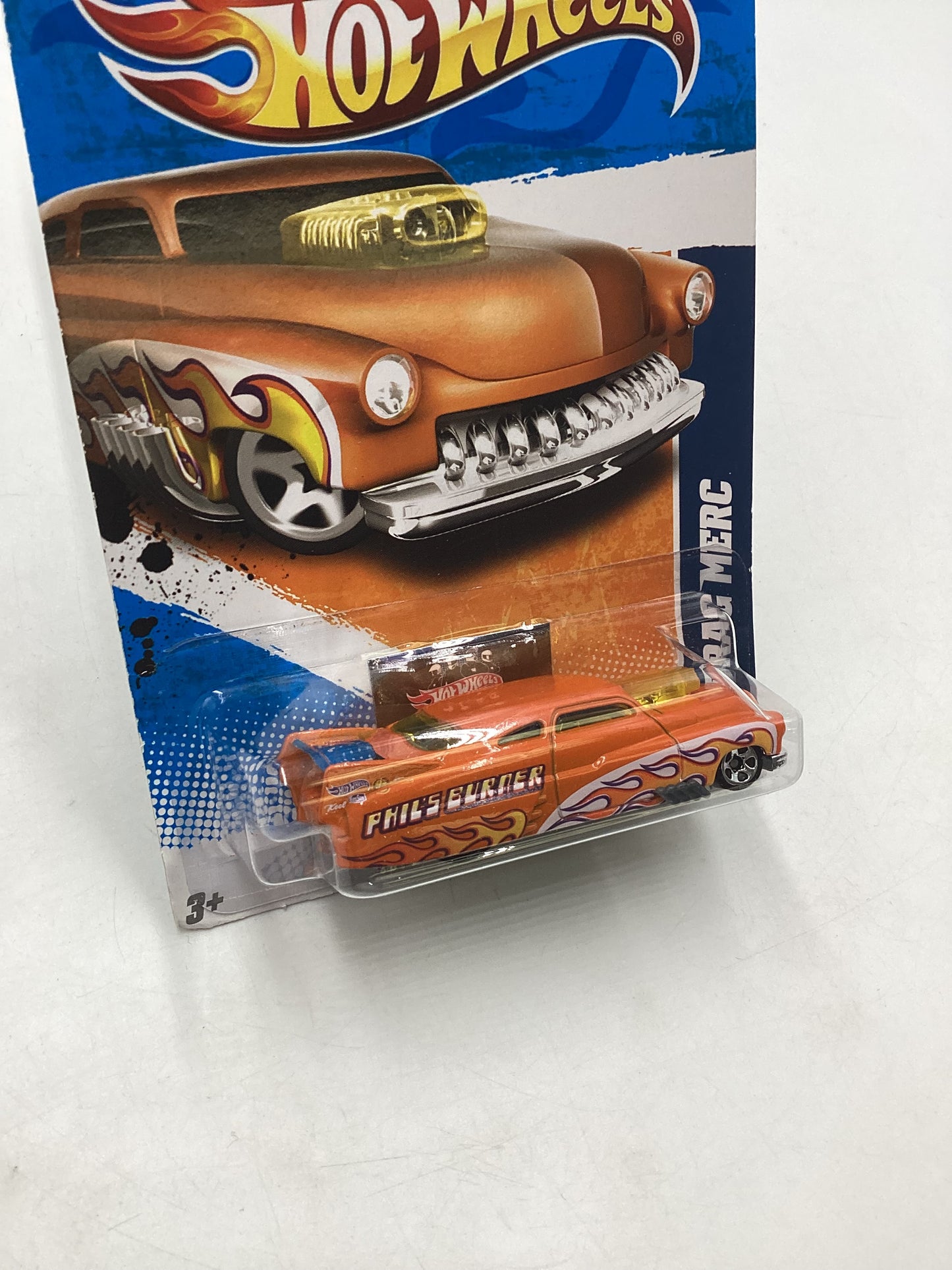 2011 Hot Wheels #122 49 Drag Merc Orange 50D