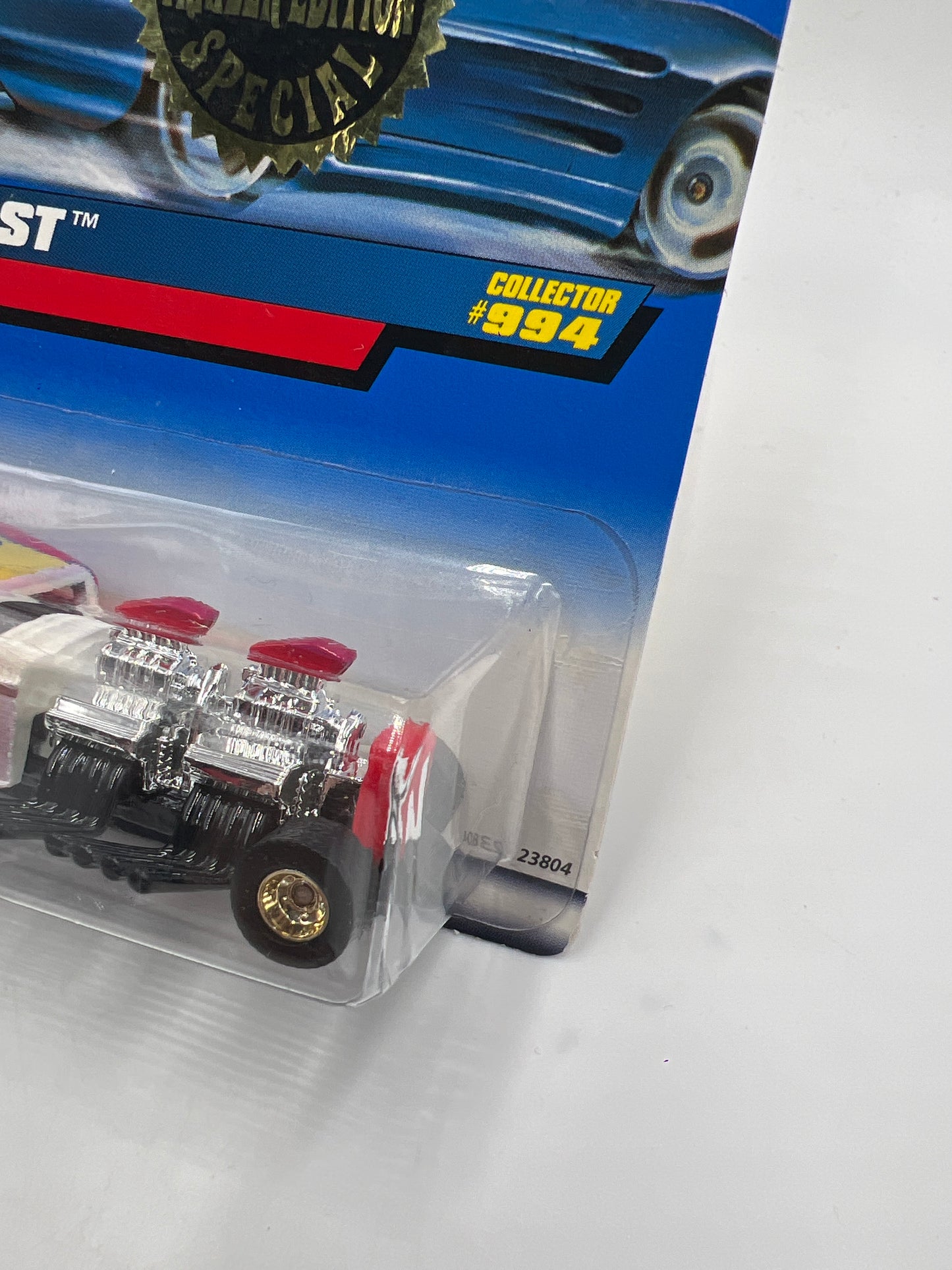 1999 Hot Wheels Collector #994 Trailer Edition Special Way 2 Fast Red W/Real Riders SR