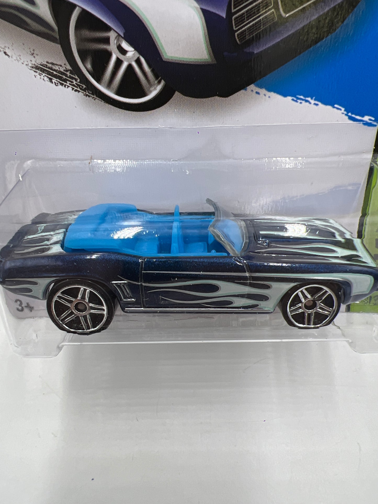 2014 Hot Wheels Workshop #213 69 Camaro Blue 18E