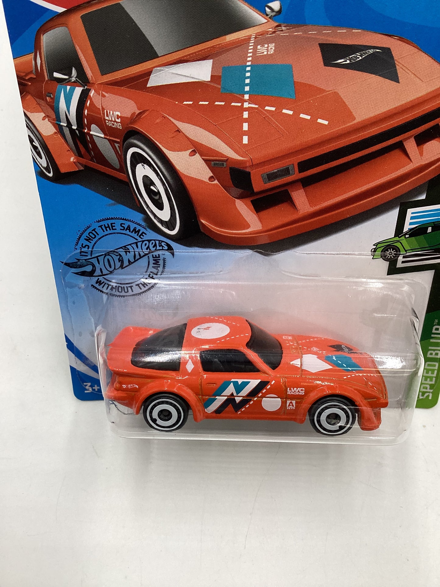 2020 Hot wheels Speed Blur #130 95 Mazda RX-7 Orange 86D