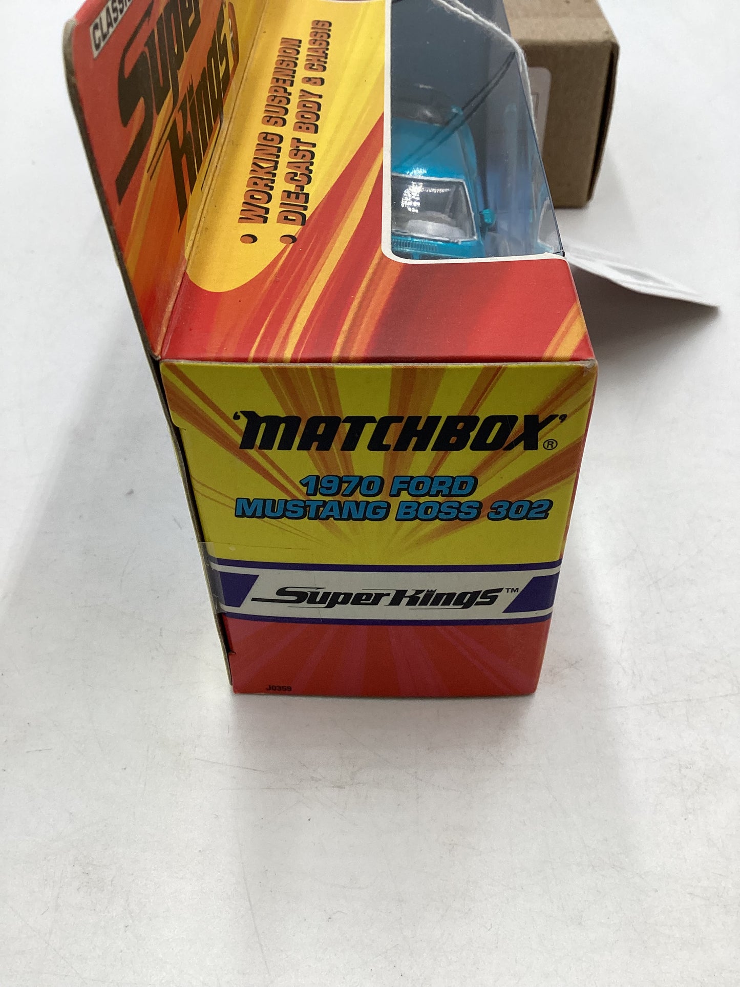 Matchbox 2005 Classic Super Kings K-205 1970 Ford Mustang Boss 302 Blue