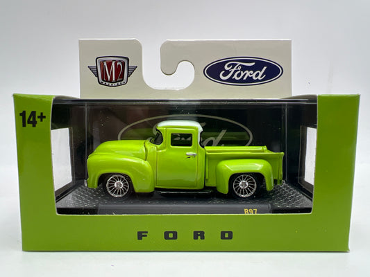 2026 M2 Machines R97 1956 Ford F-100 Truck Custom Light Green