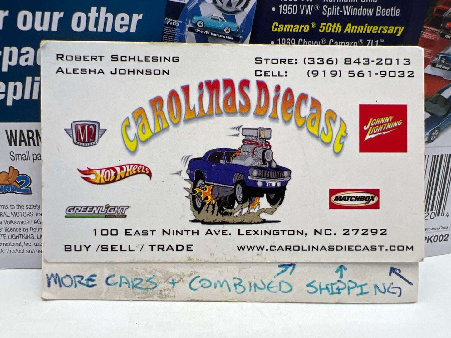 Johnny Lightning Yenko Release 1 1969 Chevy Camaro Yenko & 1970 Chevy Nova Yenko 2 Pack