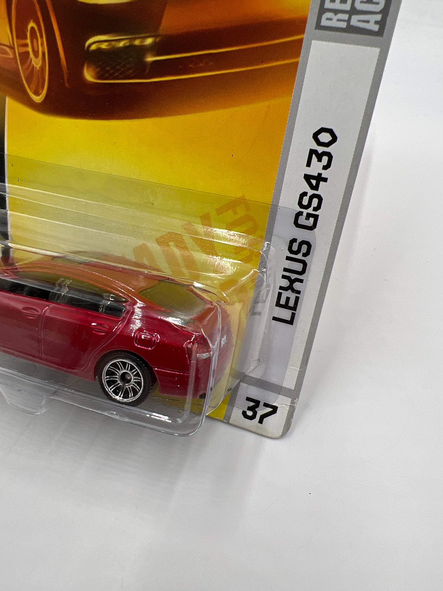 Matchbox VIP Luxury #37 Lexus GS430 Red Blister Not Perfect 216M