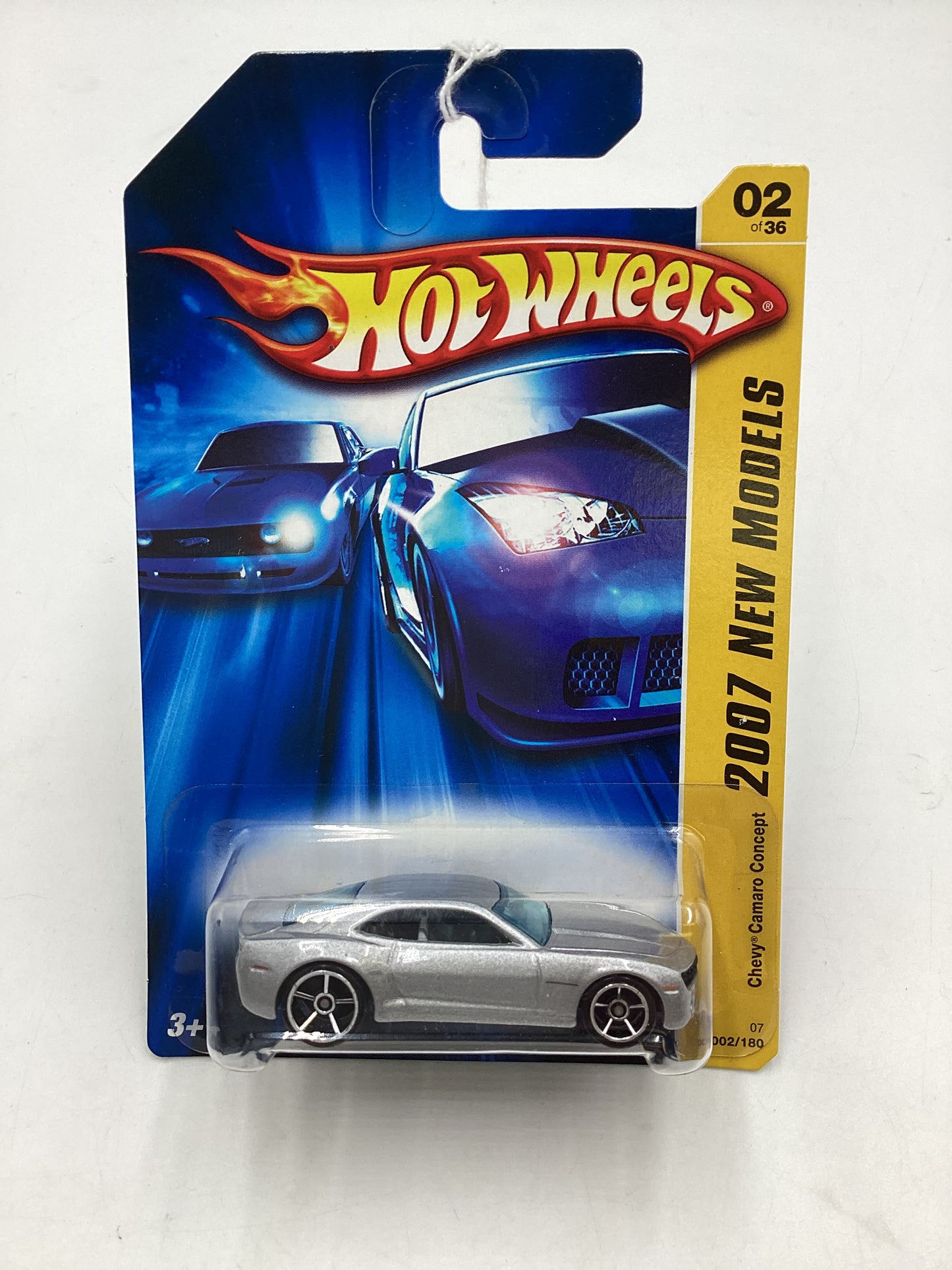 2007 Hot wheels New Models #002 Chevy Camaro Concept Silver 17G