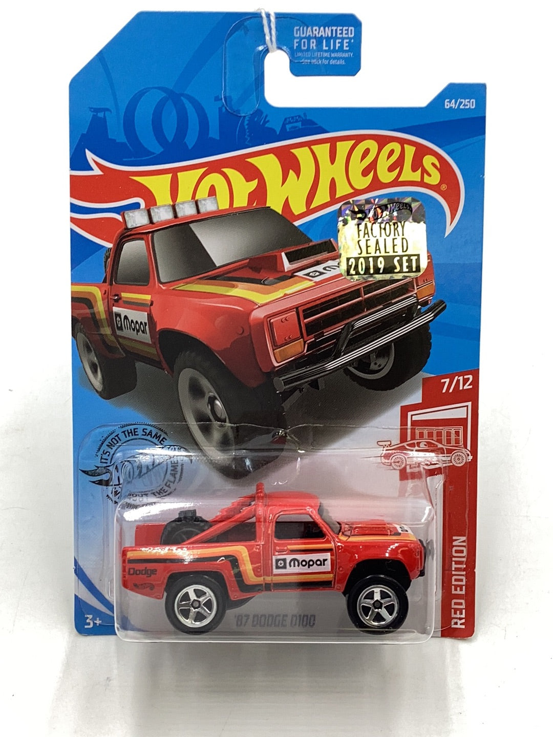 2019 hot wheels #64 87 Dodge D100 Red Edition #7 target red factory sealed 150E