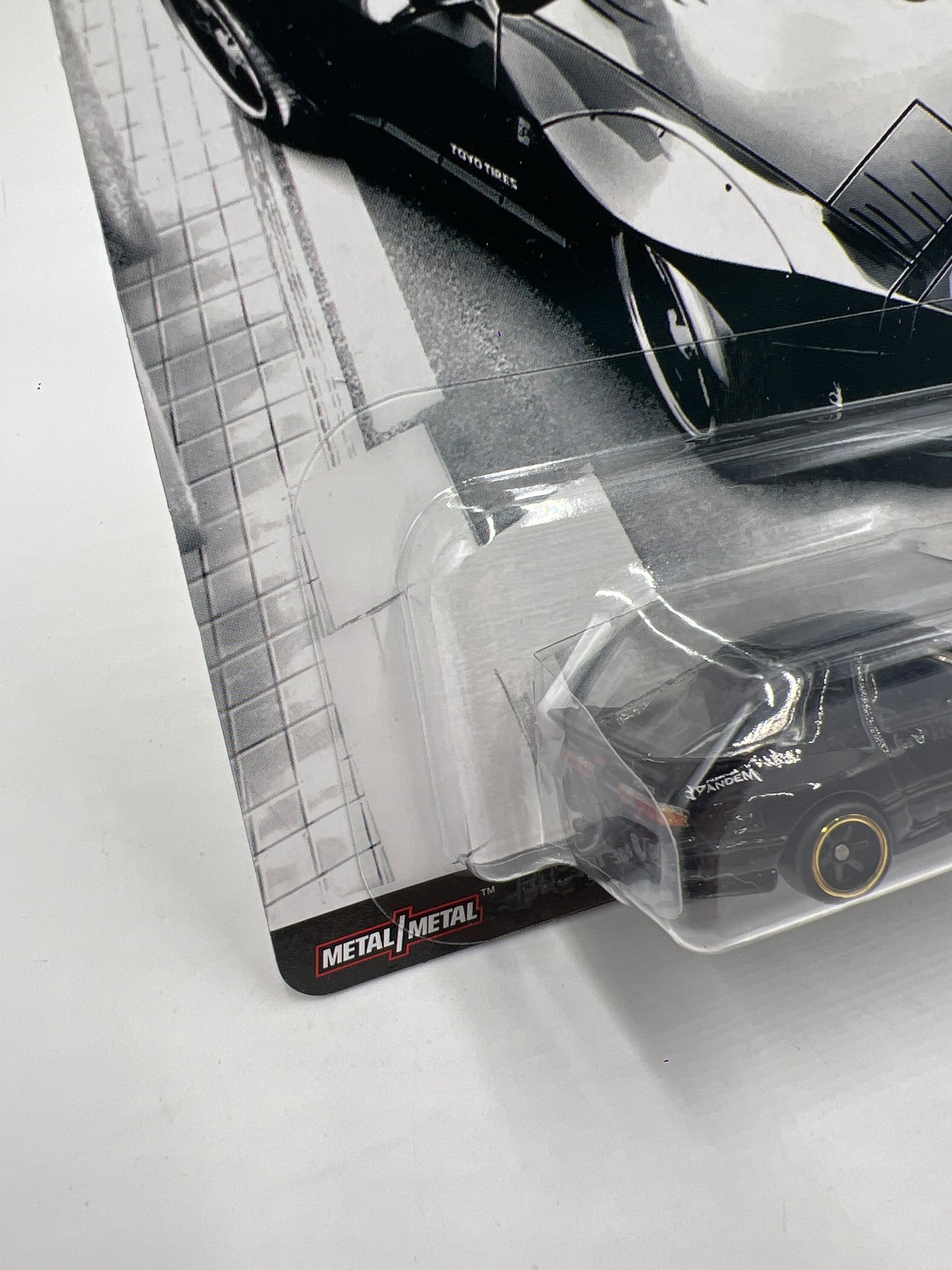 Hot Wheels Premium CHASE Ronin Run #0 Mazda RX7 FC Pandem Black W/Protector