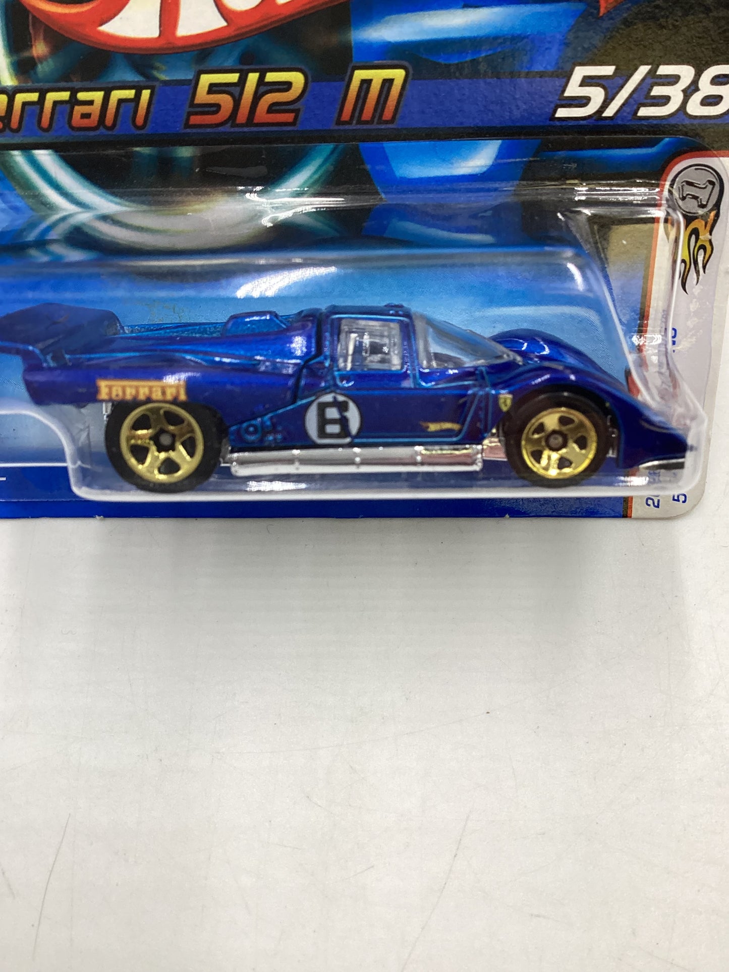 2006 Hot Wheels #005 Short Card Ferrari 512 M SR