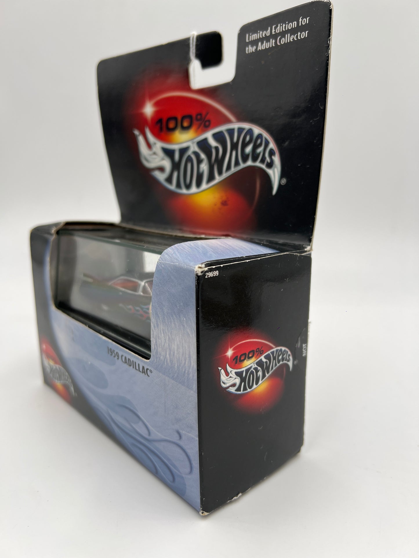 Hot Wheels Black Box 100% 1959 Cadillac Matte Black (Box Not Perfect) SR