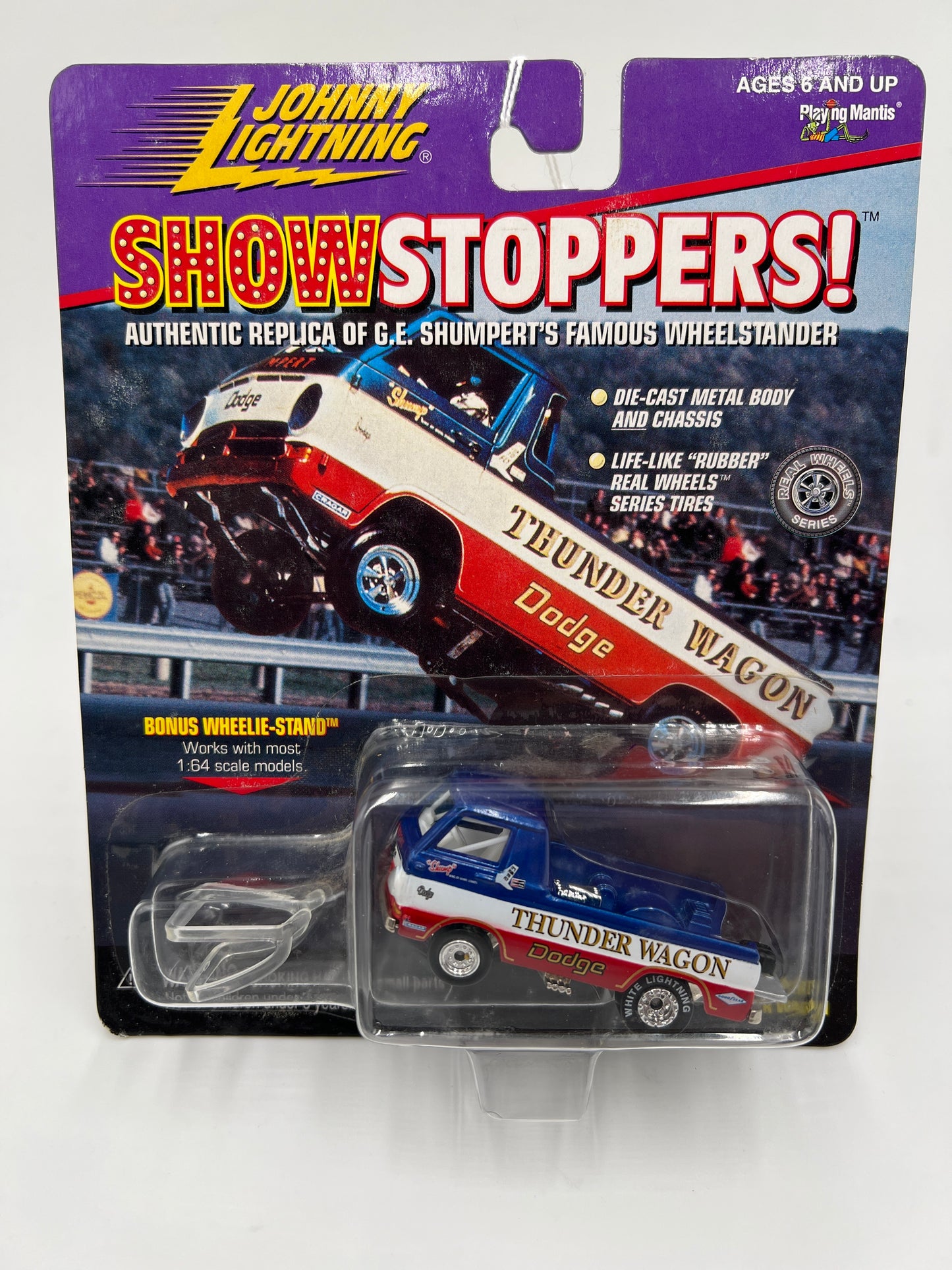 Johnny Lightning White Lightning Chase Show Stoppers G.E. Shumperts Dodge Thunder Wagon