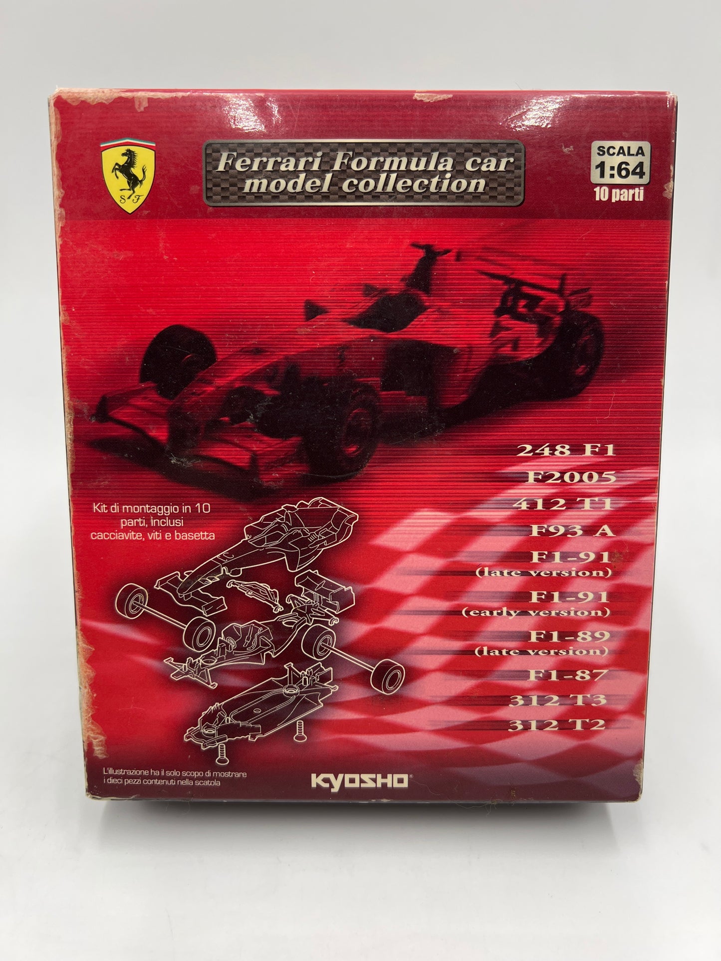 Kyosho 1/64 Ferrari Formula Car Model Collection Mystery Kit Sealed