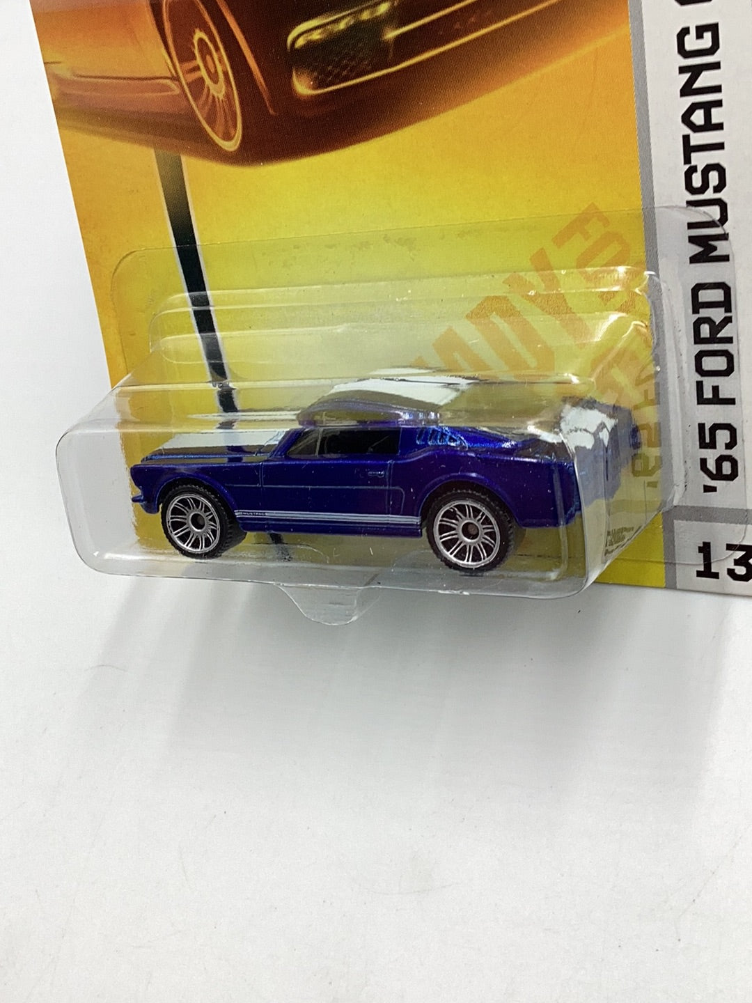 2008 Matchbox #13 65 Ford Mustang GT blue 19F