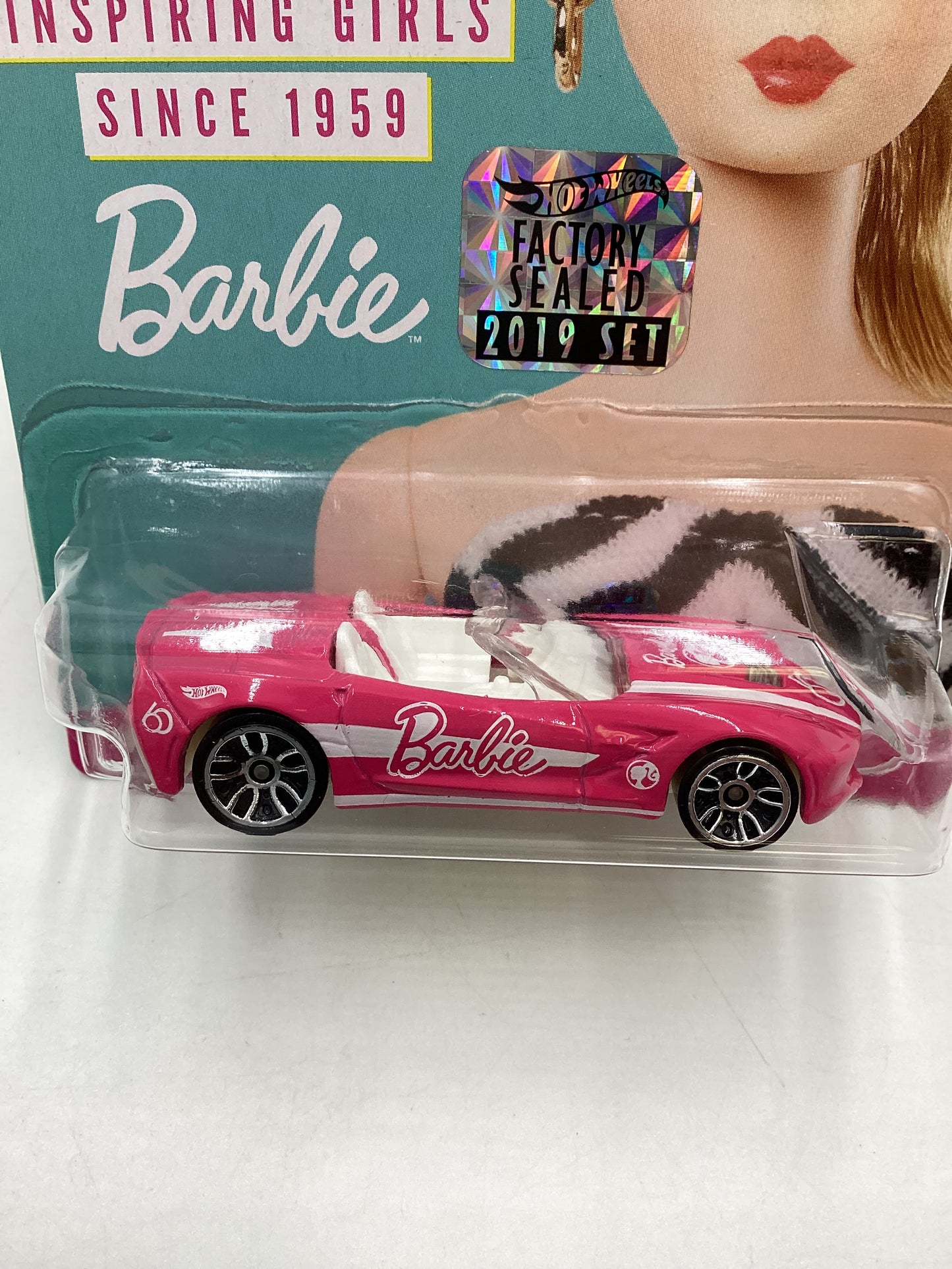 2019 Hot Wheels Barbie 14 Corvette Stingray Factory Sealed with protector