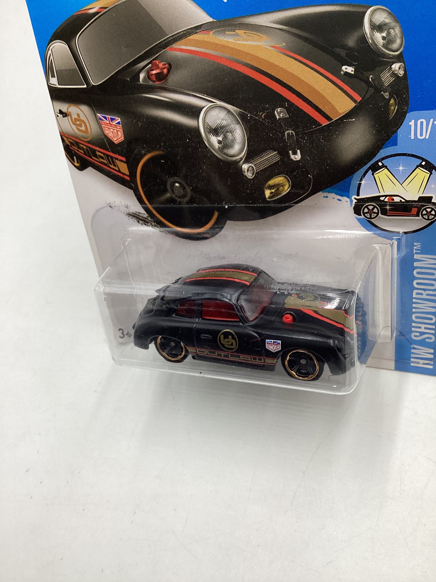 2016 Hot wheels Magnus Walker #120 Porsche 365A Outlaw Black 100C