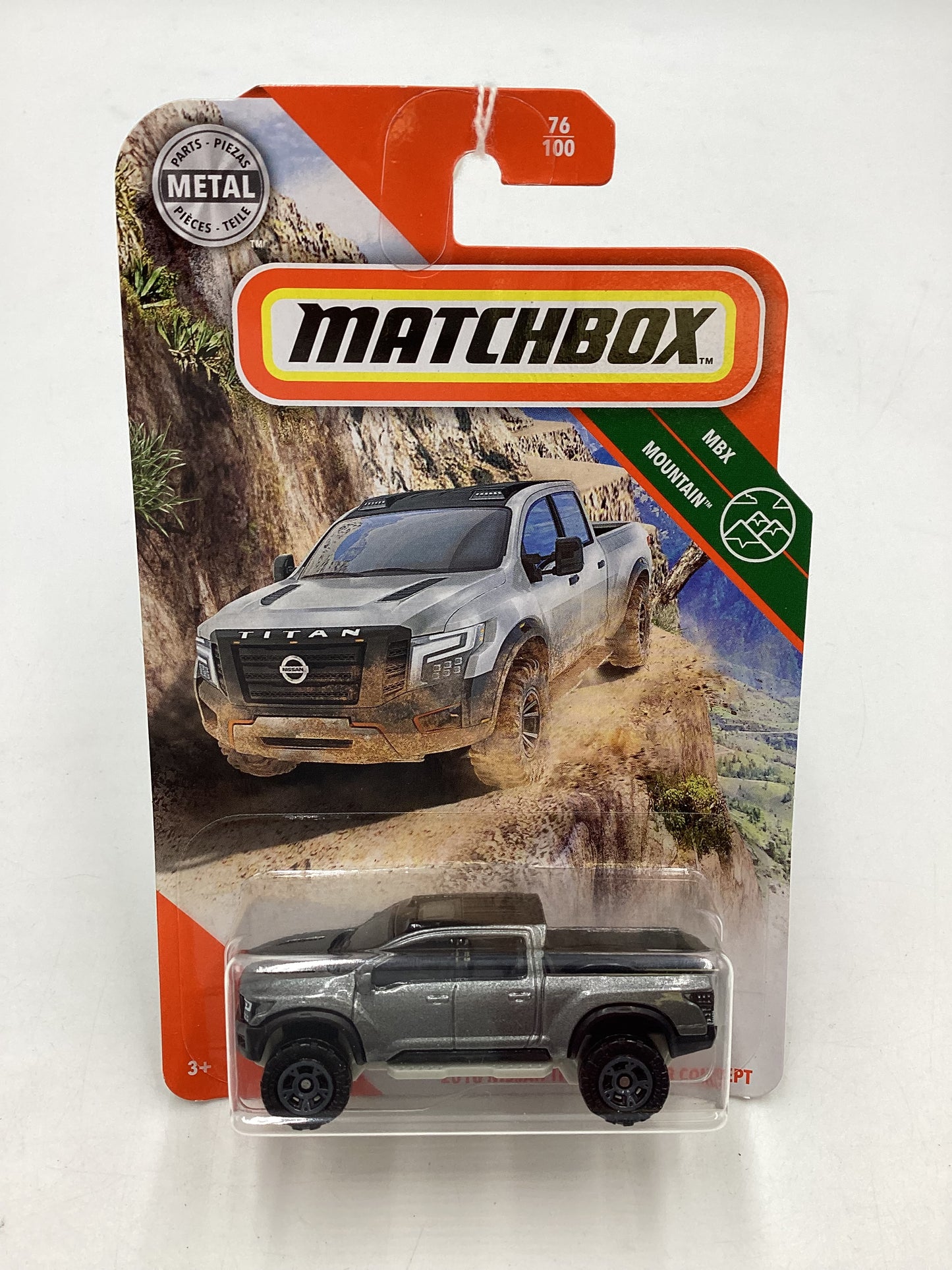 Matchbox MBX Mountain #76 2016 Nissan Titan Warrior Concept Gray