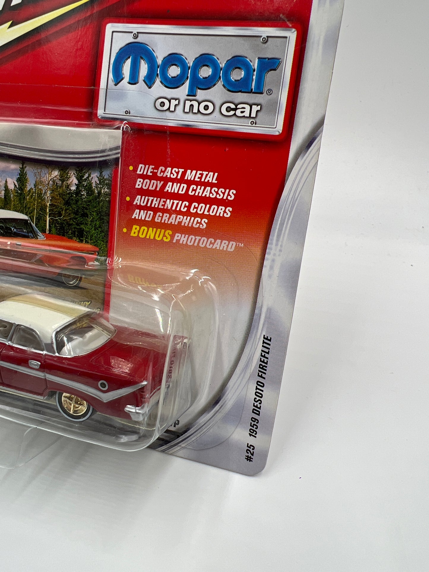 Johnny Lightning White Lightning Chase Mopar Or No Car #25 1959 DeSoto Fireflite Red