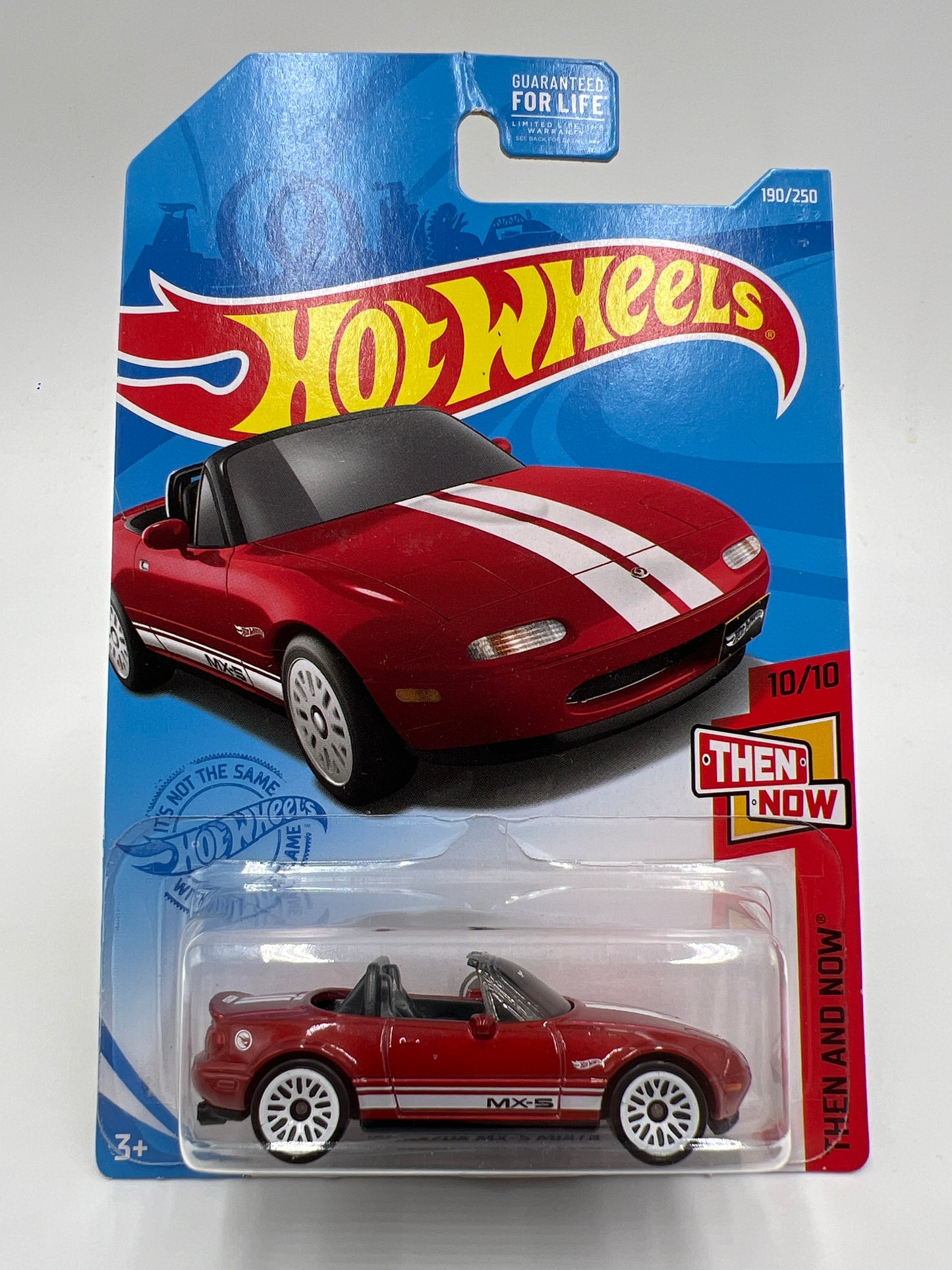 2021 Hot Wheels Treasure Hunt Then And Now #190 91 Mazda MX-5 Miata Red Bad J-Hook 277C