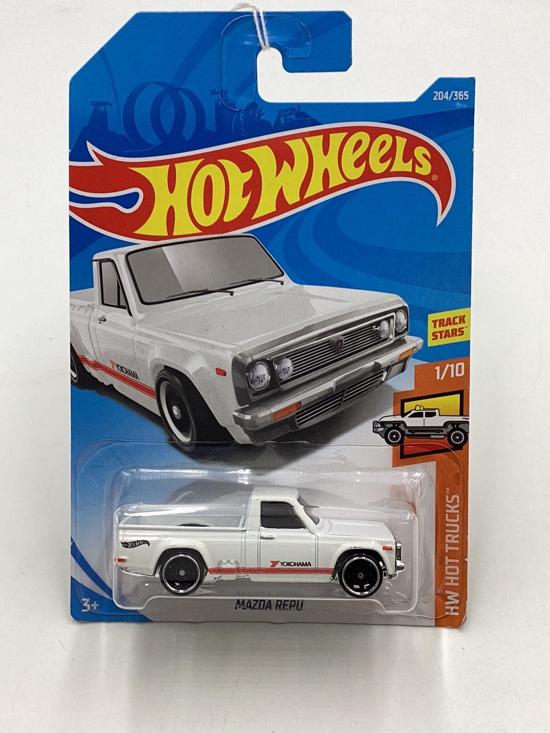 2018 Hot Wheels #204 Mazda Repu White 86B