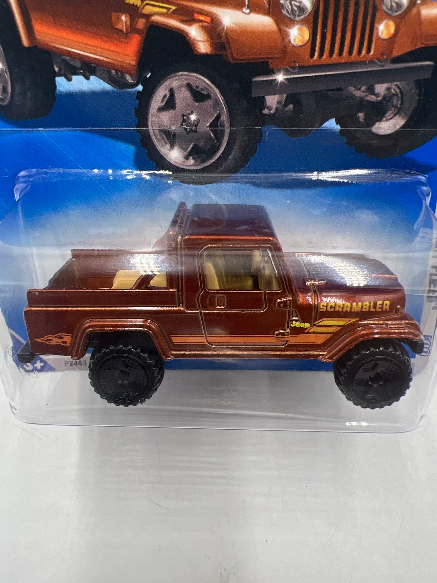 2009 Hot Wheels Heat Fleet #123 Jeep Scrambler Brown 45D