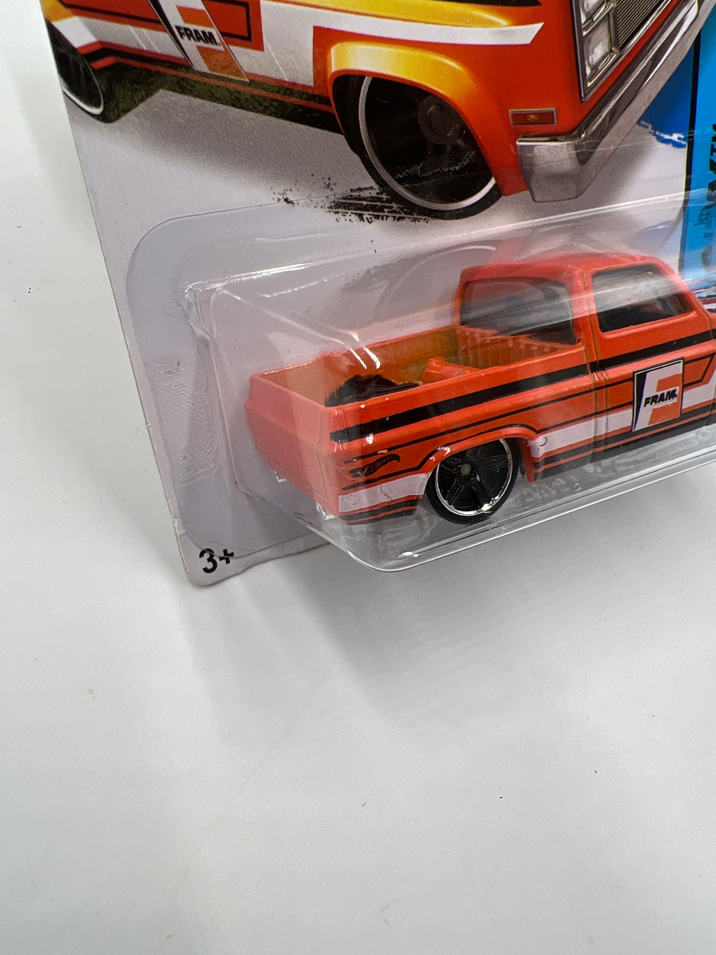 2015 Hot Wheels City #16 83 Chevy Silverado Orange