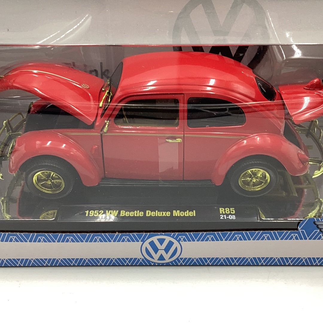 M2 Machines 1/24 1952 VW Beetle Deluxe Model chase R85