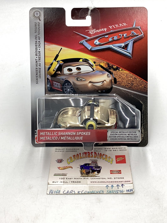 Disney Pixar Cars Scavenger Hunt series Metallic Shannon Spokes Chase 141A