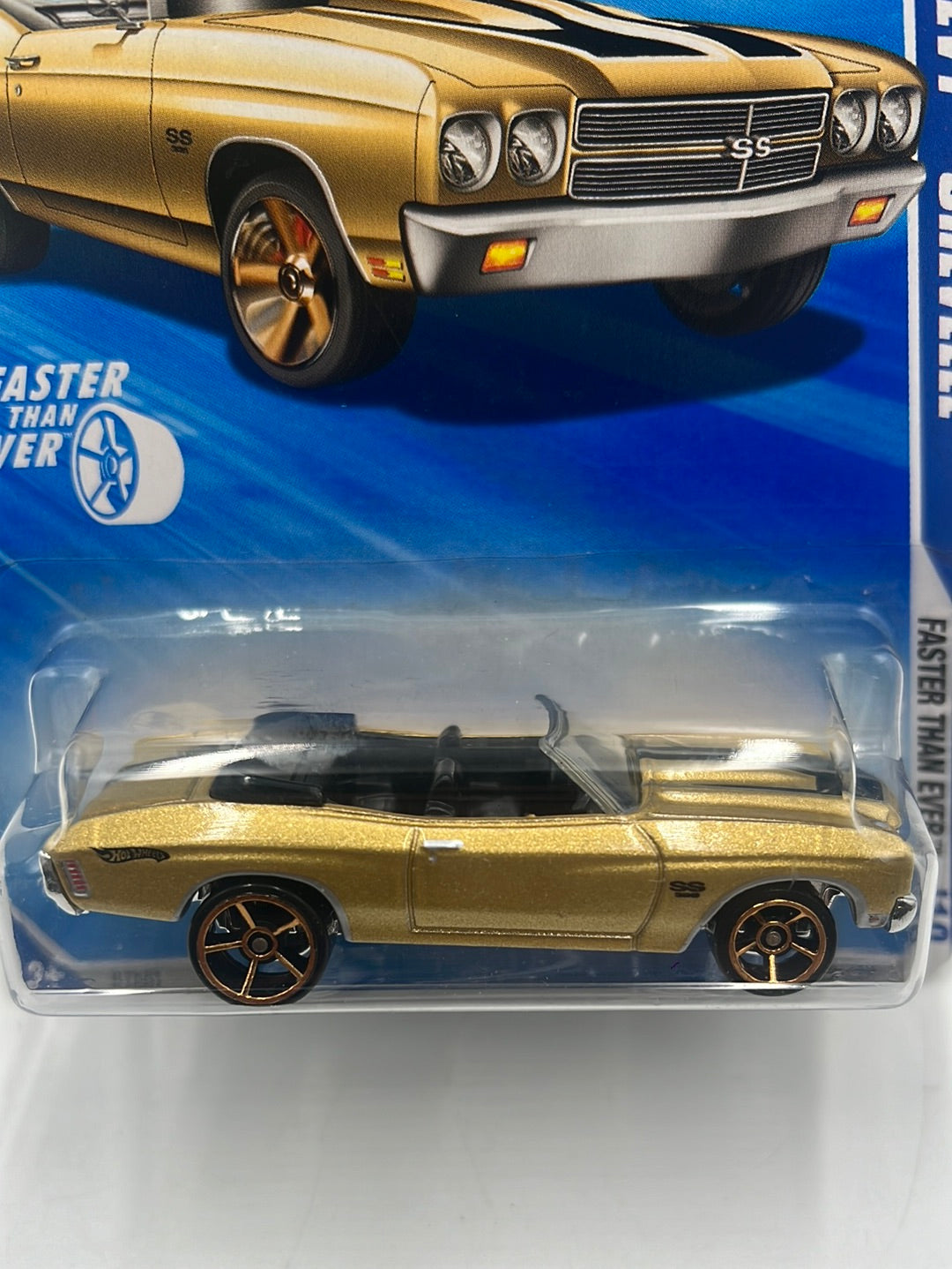 2010 Hot Wheels Faster Than Ever ‘70 Chevy Chevelle Gold 136/240 2C