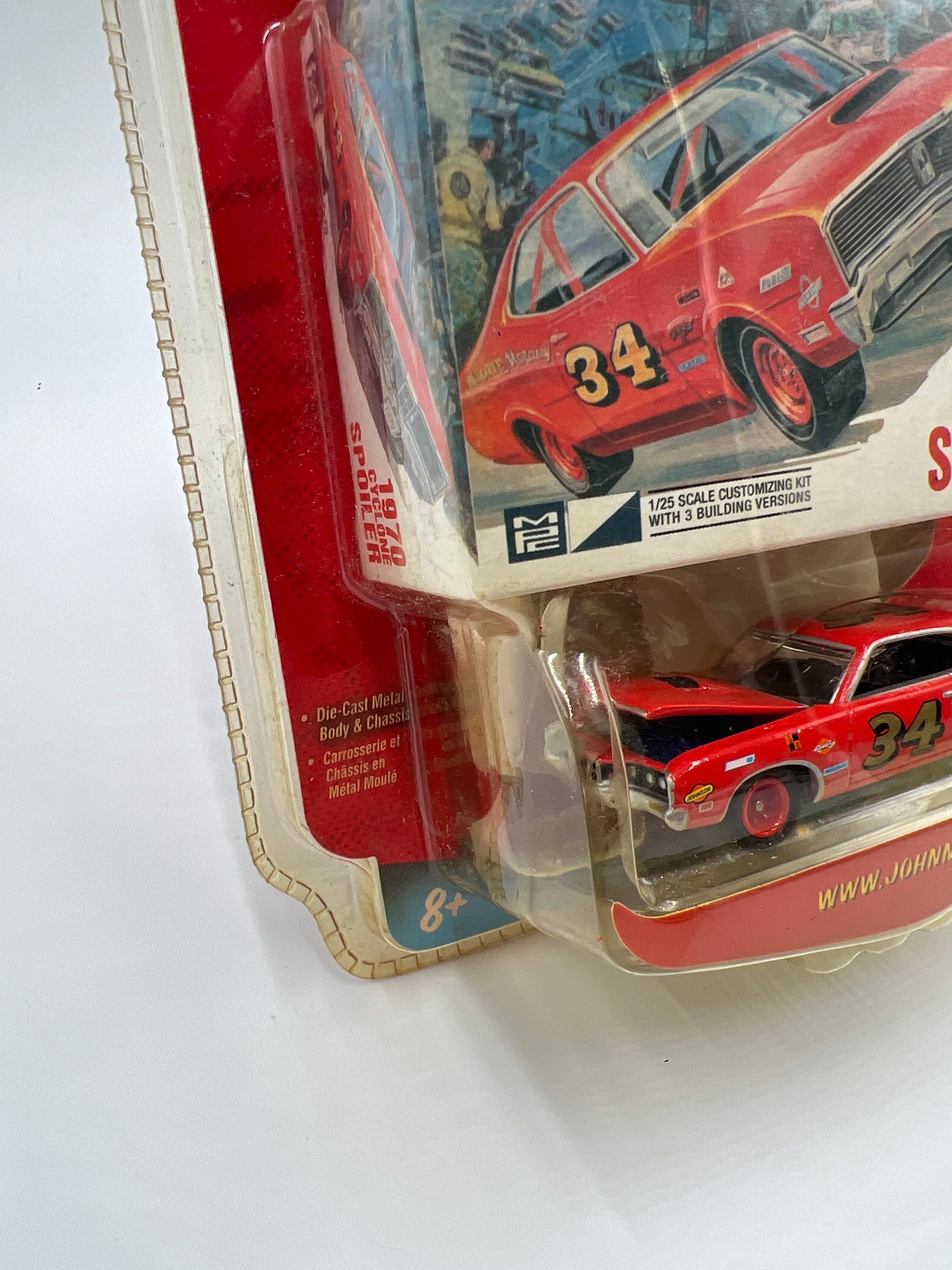 Johnny Lightning Classic Plastic R1 #1 70 Mercury Cyclone Spoiler Red 232C