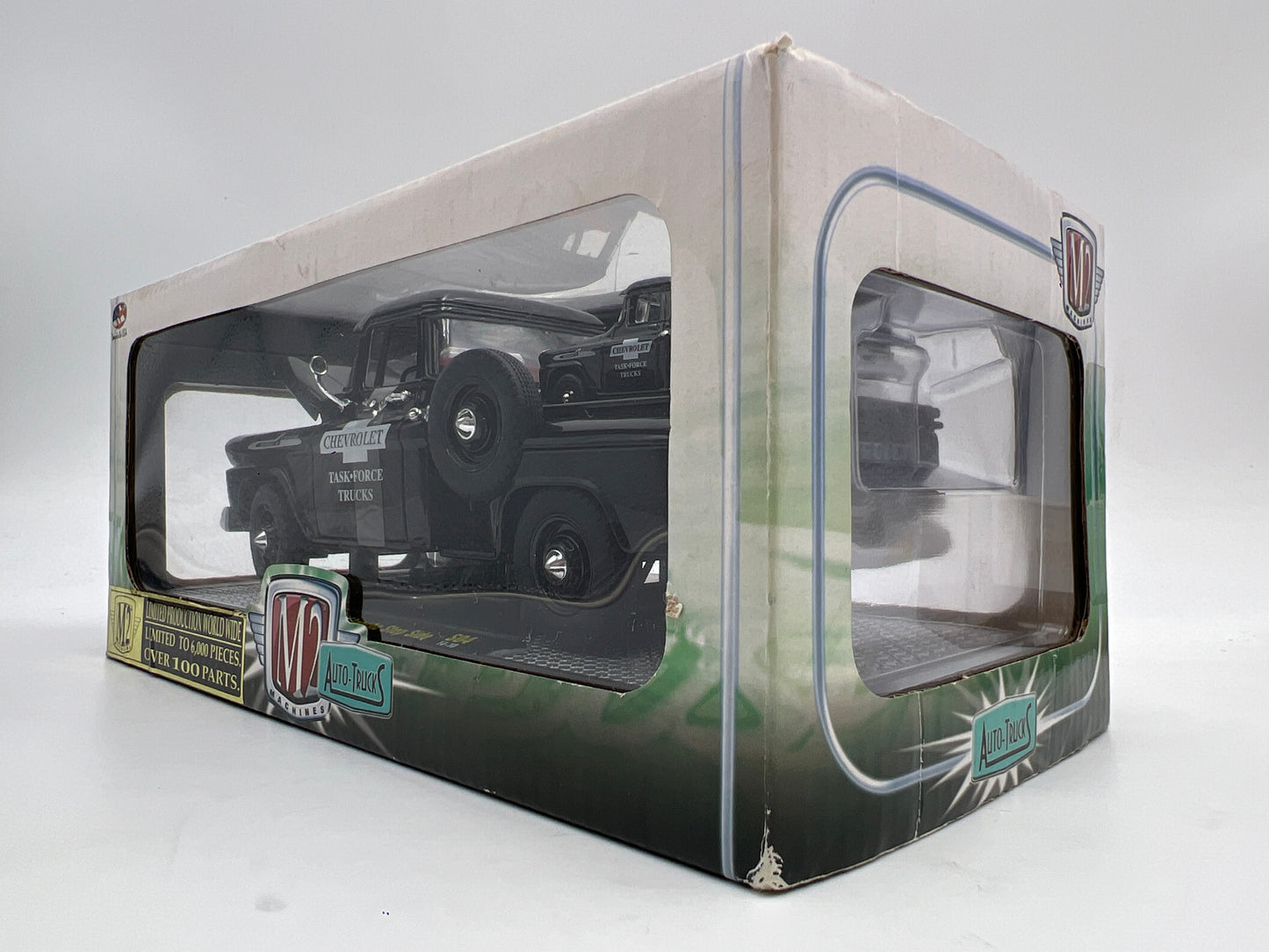 M2 Machines 1/24 S04 Walmart 2 Pack 1958 Chevrolet Apache Step Side Truck Black
