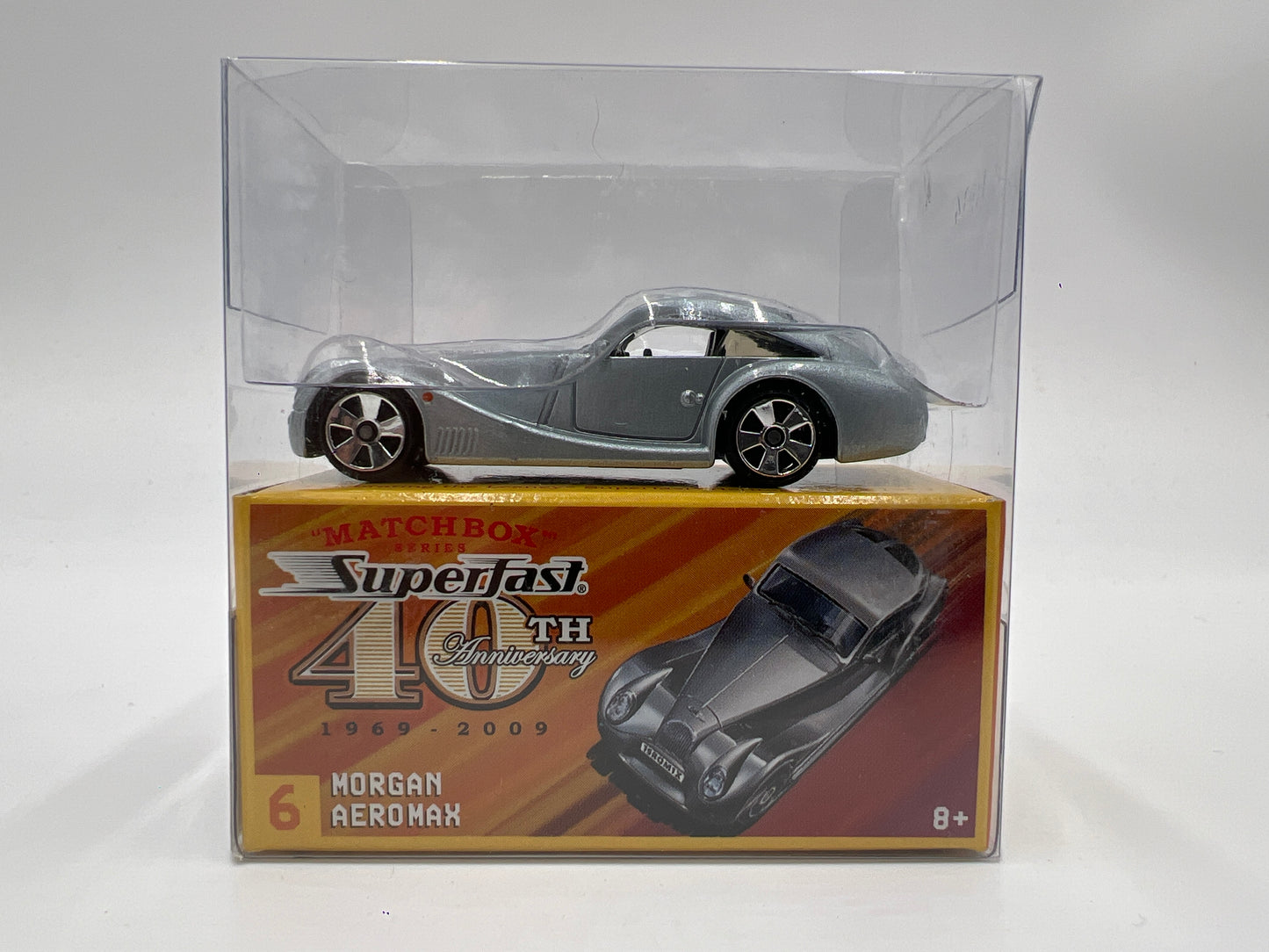 Matchbox Superfast 40th Anniversary #6 Morgan Aeromax Silver