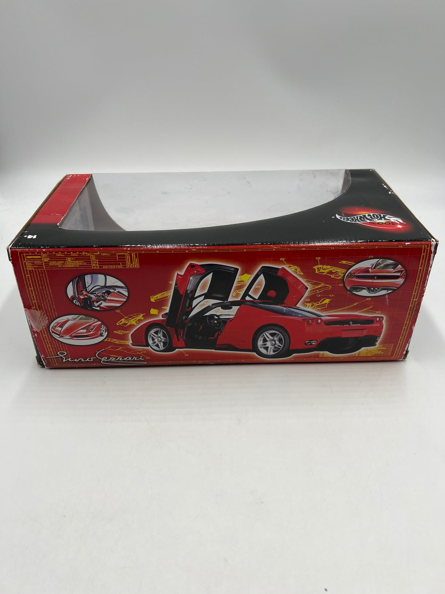 Hot Wheels 100% 1:18 Scale Enzo Ferrari NIB Red