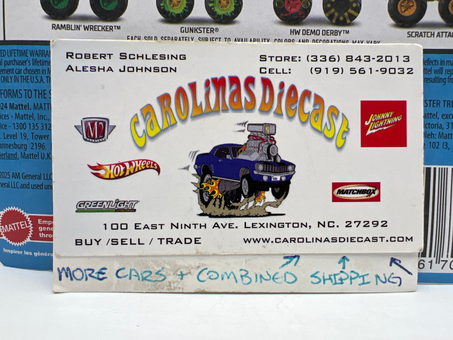 2025 Hot Wheels Monster Trucks Crash Legends #4 Humvee 4-CT Fastback 134C