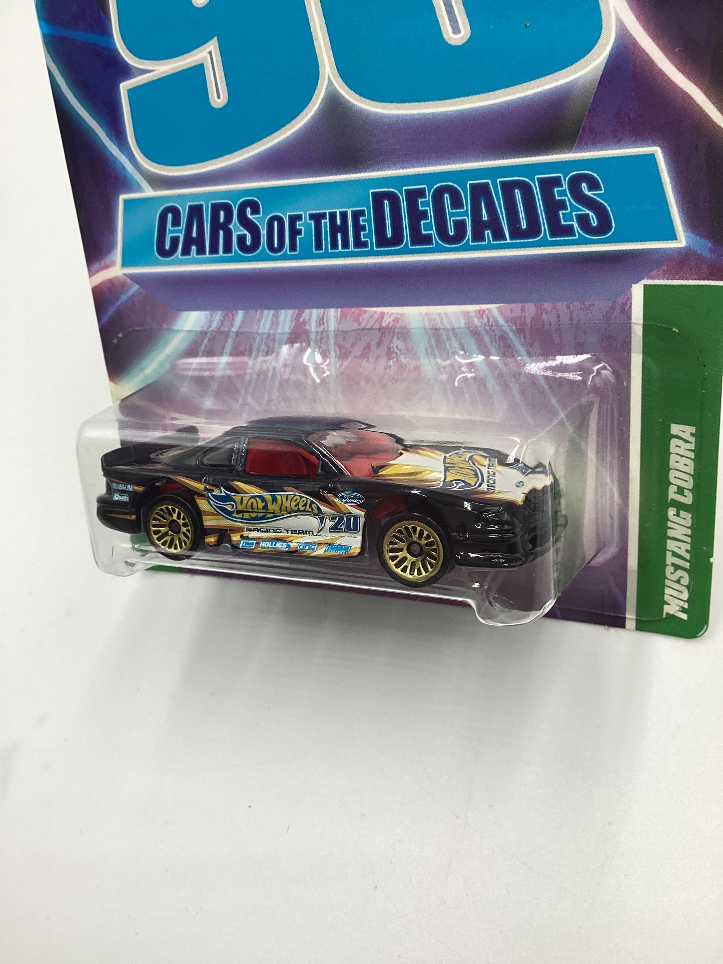 2011 Hot Wheels Cars of the Decades The 90s #27 Mustang Cobra Black 157C