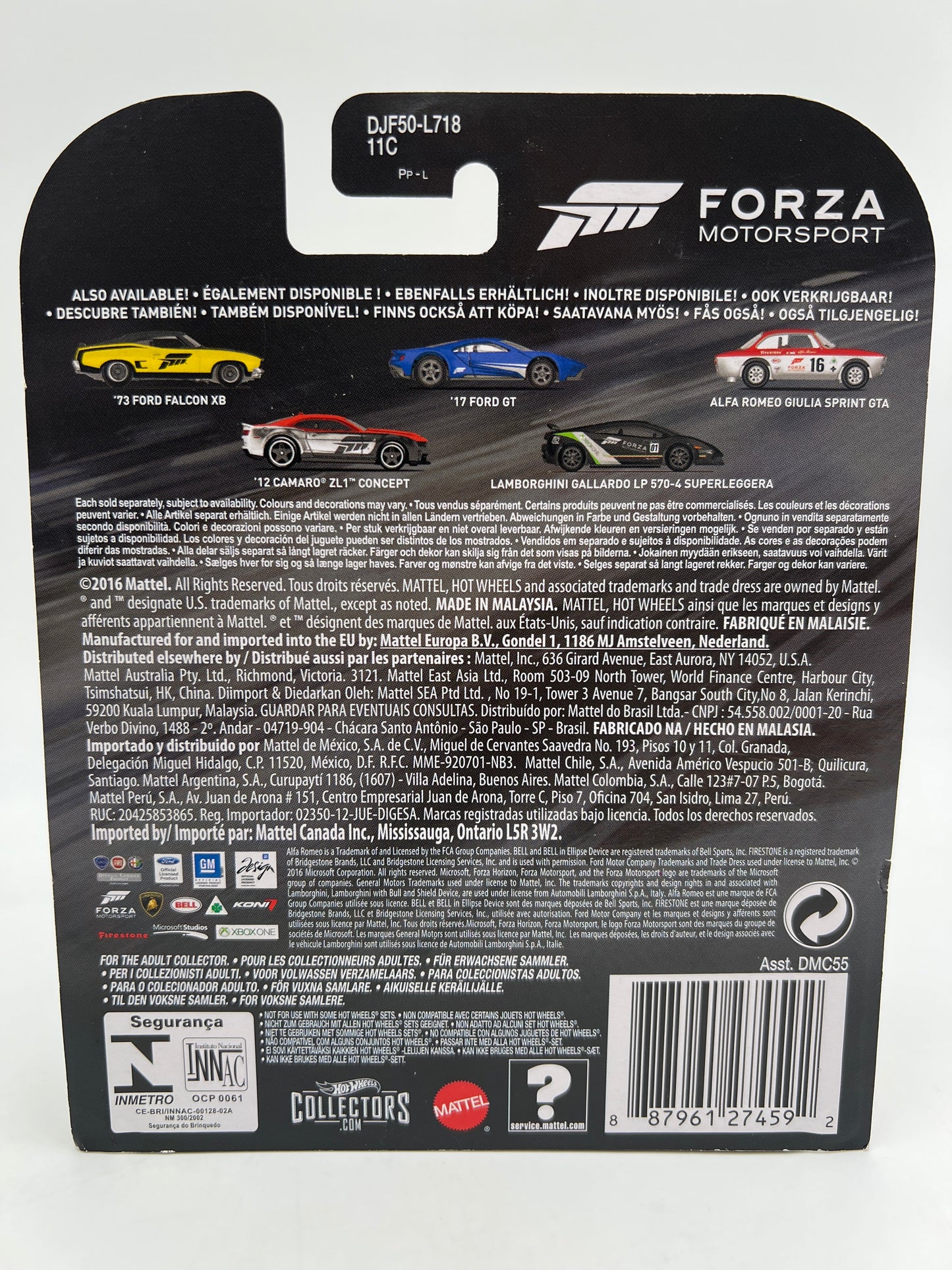 Hot Wheels Retro Entertainment Forza Motorsport #2 17 Ford GT Blue