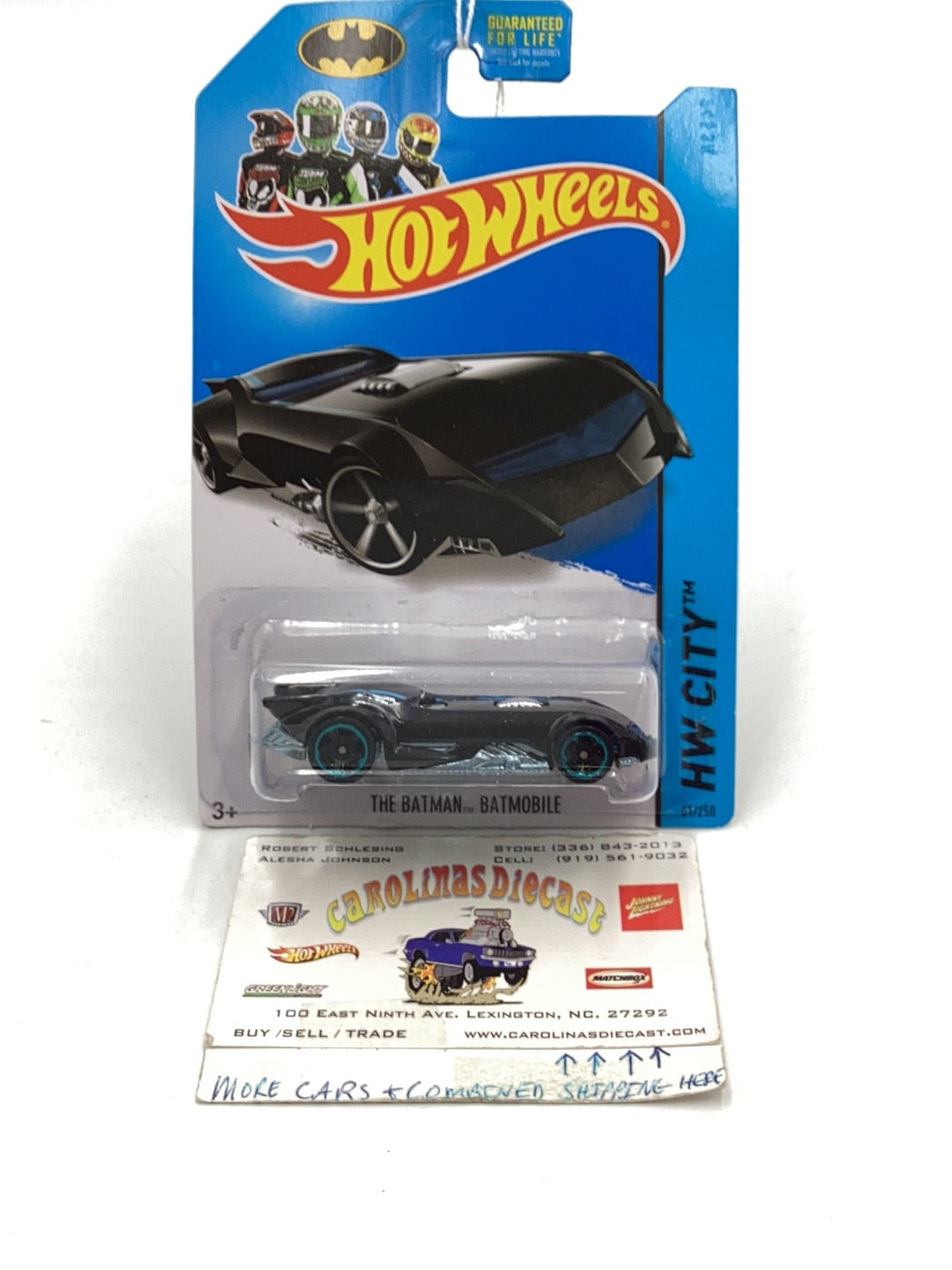 2014 Hot wheels #61 The Batman Batmobile 118I