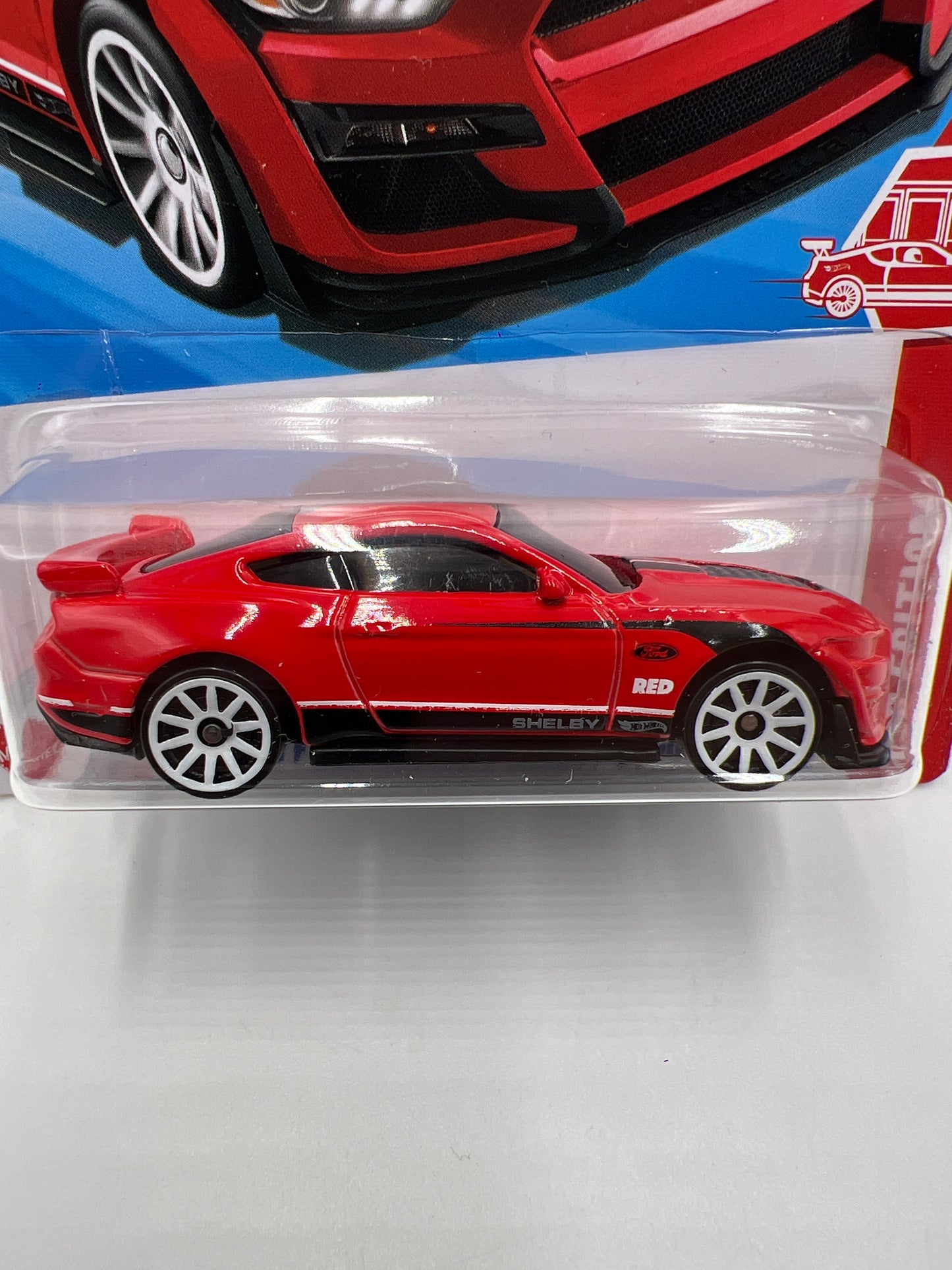 2025 Hot Wheels F Case Target Red Edition #73 2020 Ford Mustang Shelby GT500 Red 147G