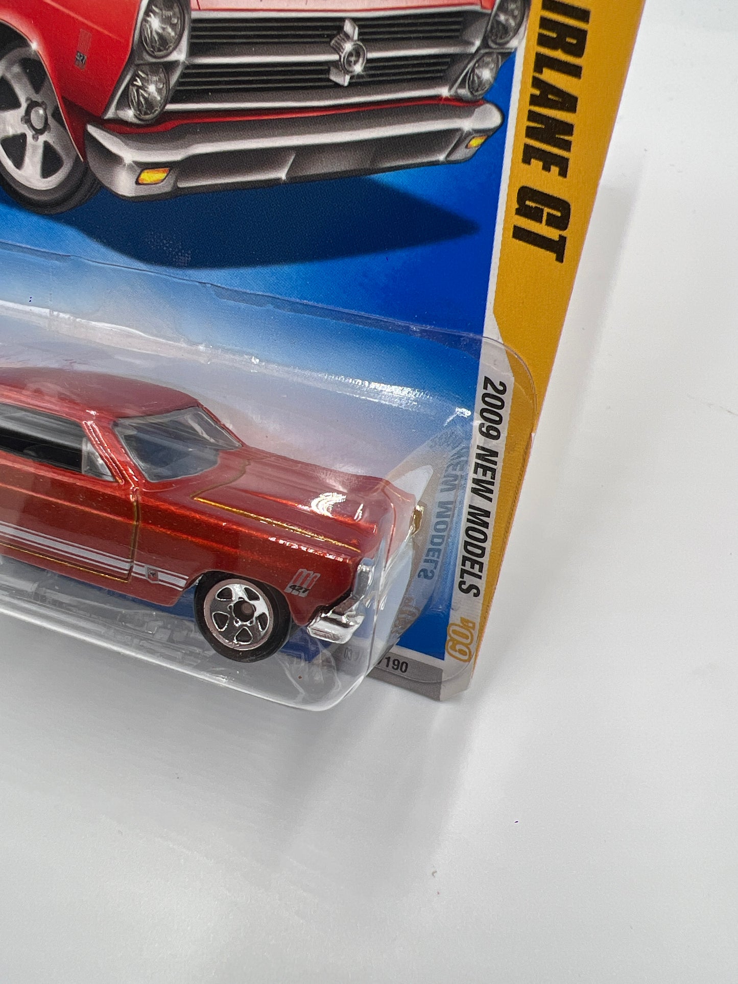 2009 Hot Wheels New Models #31 66 Ford Fairlane GT Red 31A