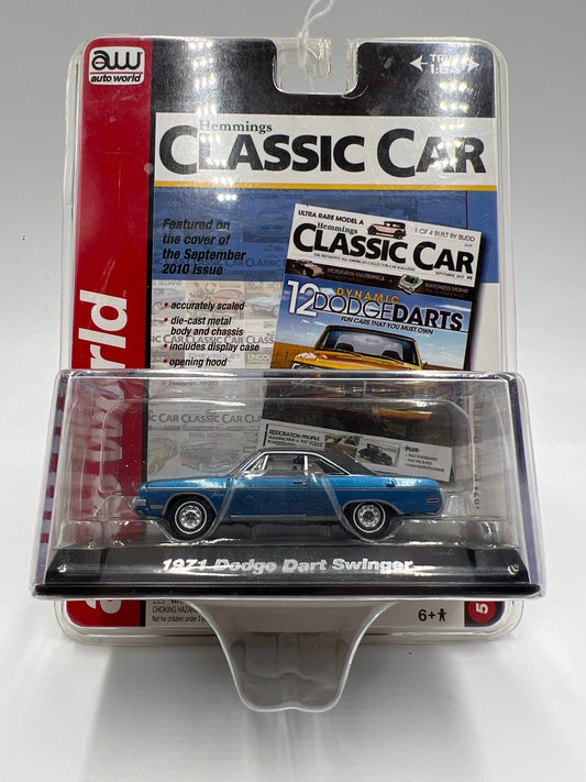 Auto World Hemmings Classic Car #5 1971 Dodge Dart Swinger Blue