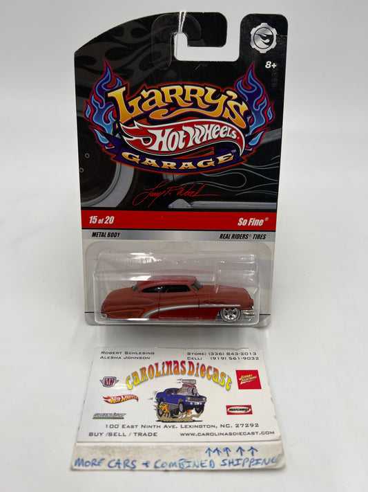 2008 Hot Wheels Larry’s Garage #15 So Fine Rustic Red CHASE 245M