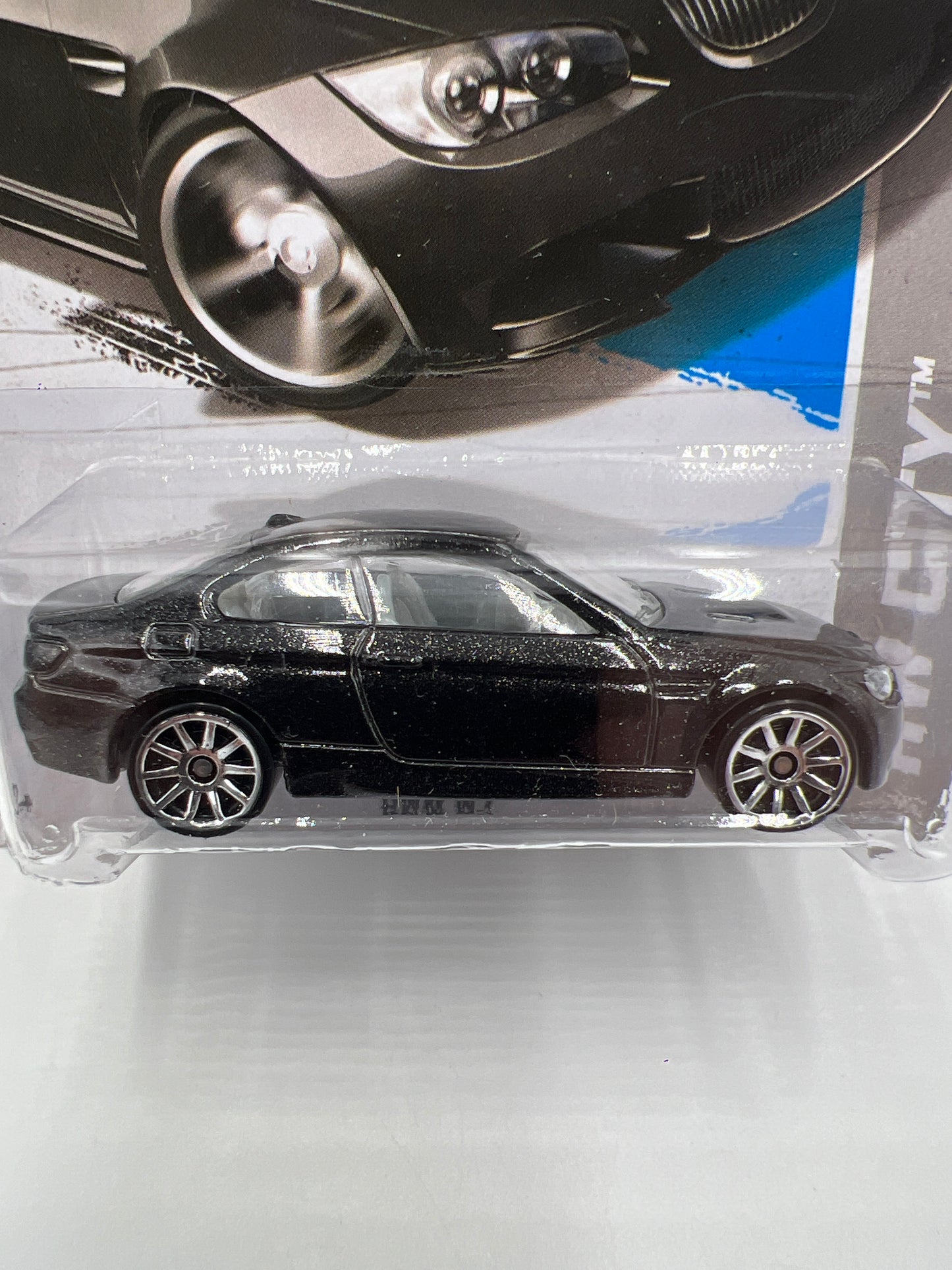 2013 Hot Wheels City #7 BMW M3 Black W/Protector