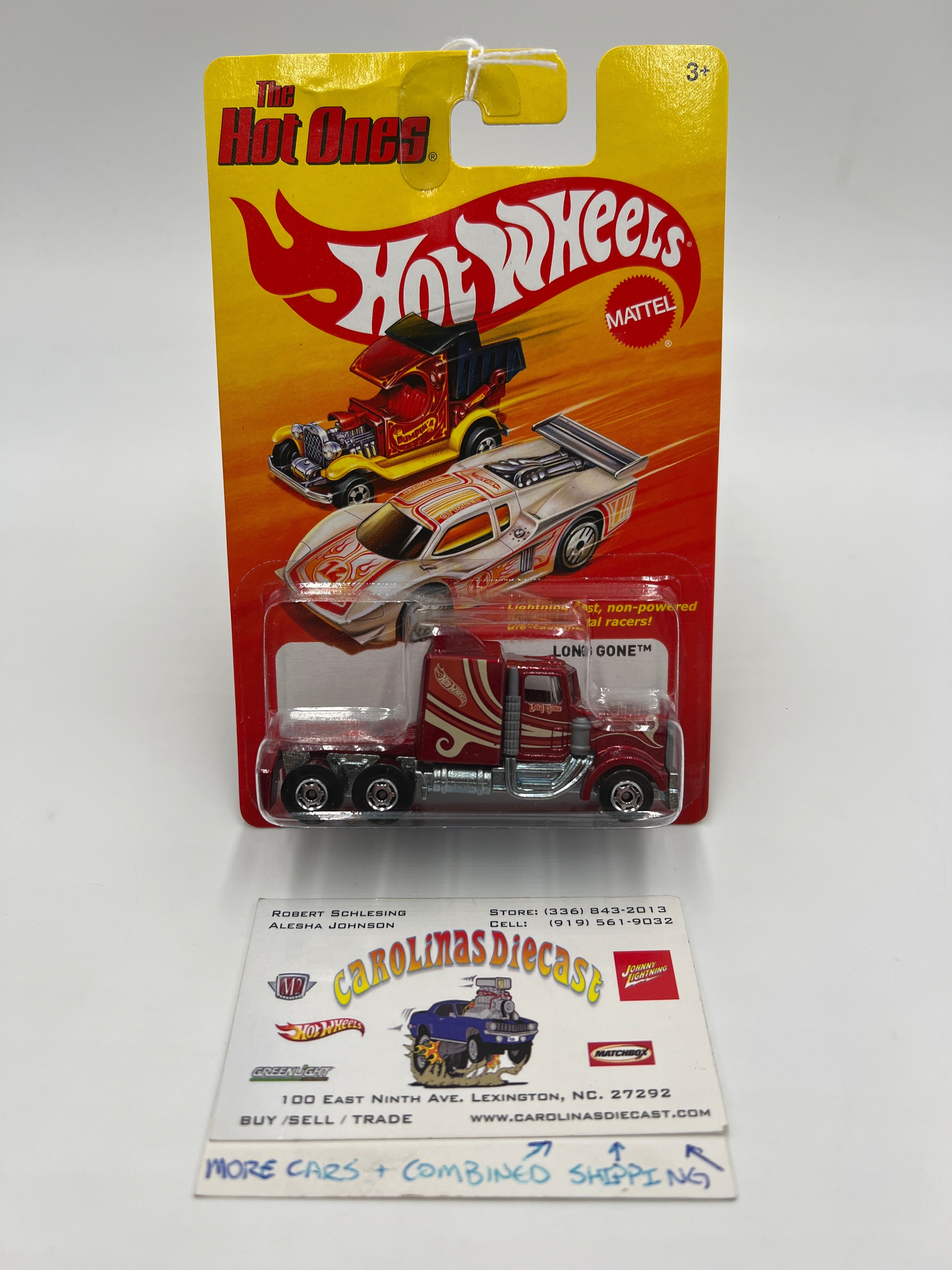 Hot Wheels The Hot Ones Long Gone Red SR – carolinasdiecast