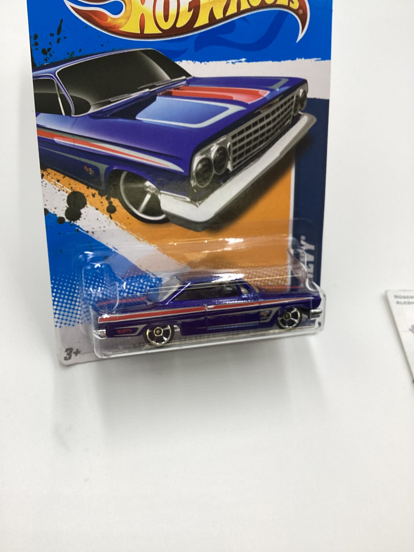 2012 Hot Wheels #103 62 Chevy Blue